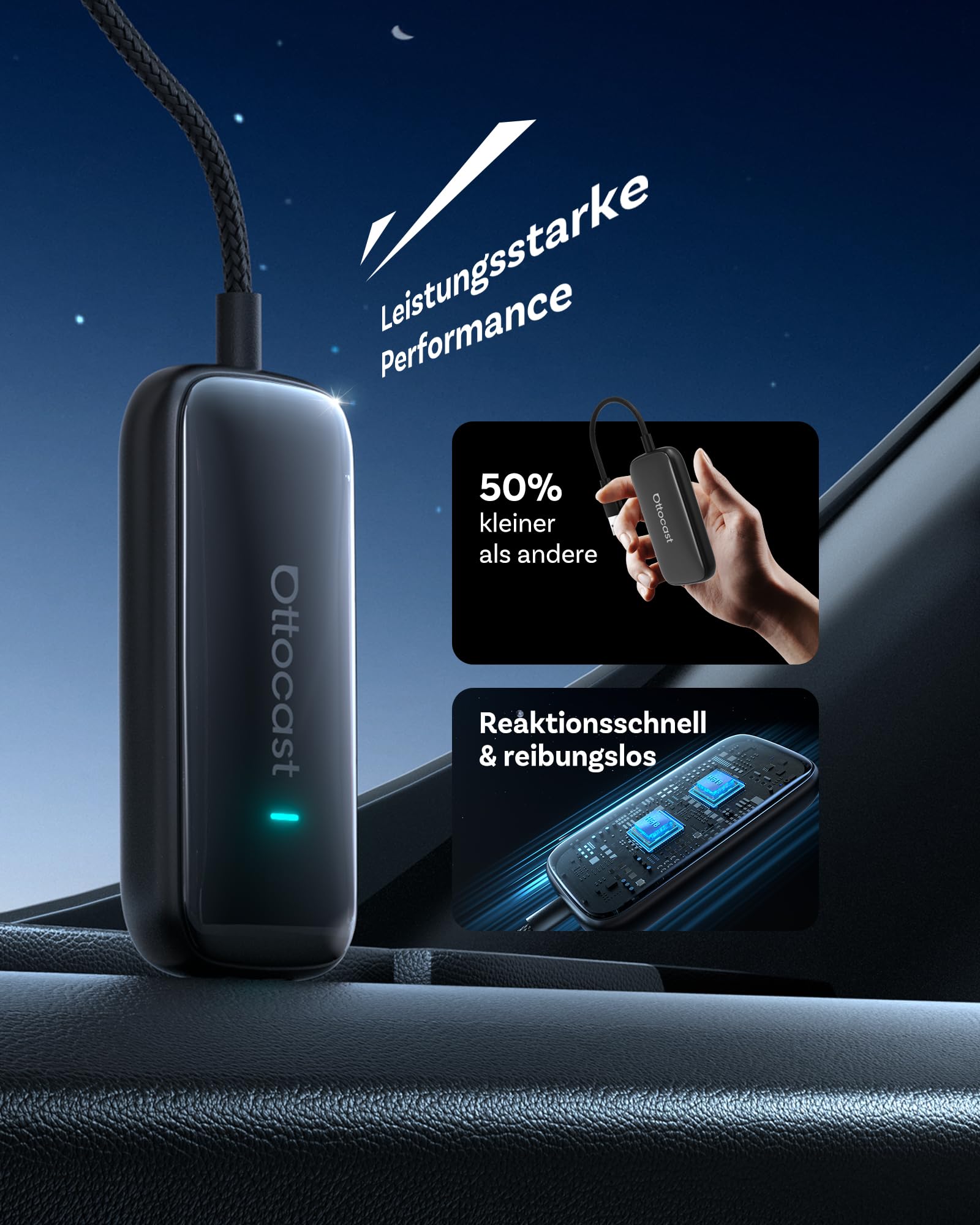 OTTOCAST Play2Video Ultra Adapter Android Ai Box