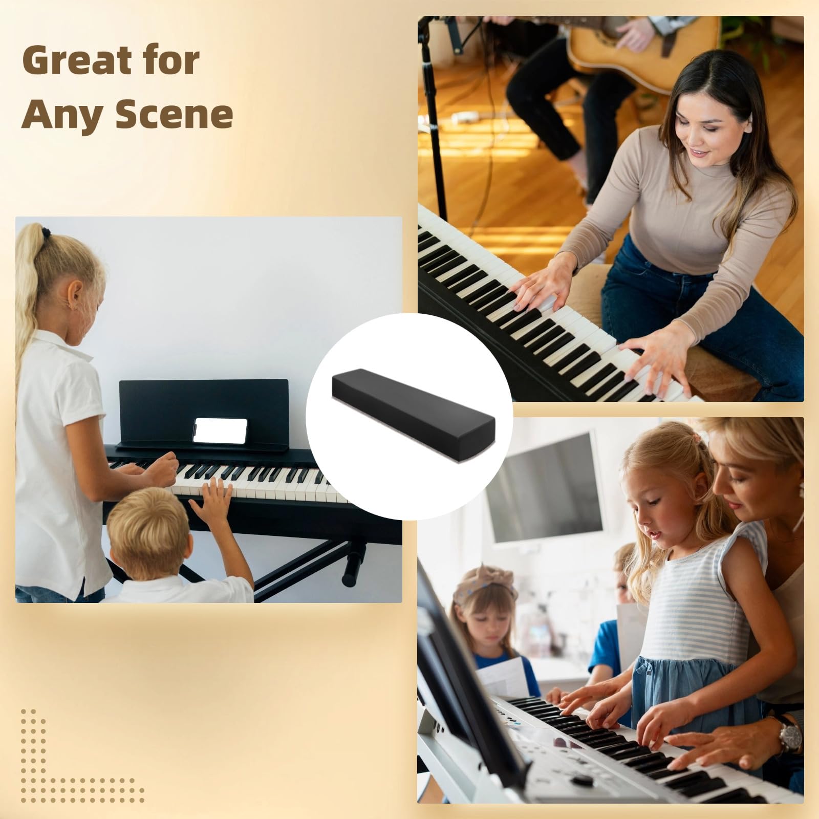 Copertura impermeabile e antipolvere per tastiera pianoforte a 88 tasti, custodia protettiva in morbida pelle nera per tastiere digitali