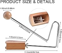 Vista 2 de DOMG Instrumento de percusión Vibraslap, Vibra Slap