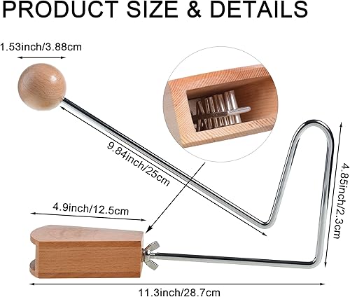 Miniatura 2 de DOMG Instrumento de percusión Vibraslap, Vibra Slap