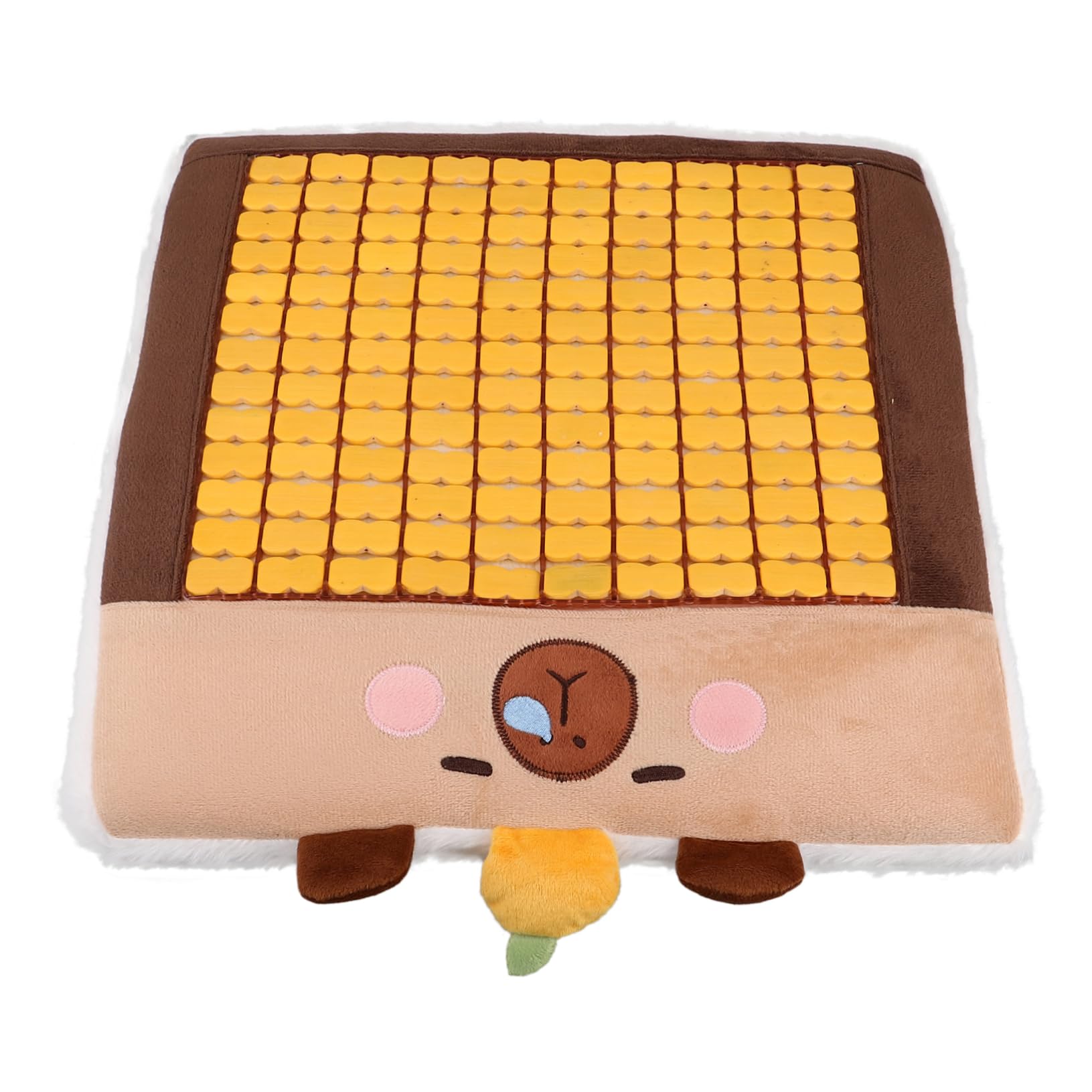 SOLUSTRE Car Seat Cushion Breathable Summer Auto Pad Seat Pillow for Driver Hooks