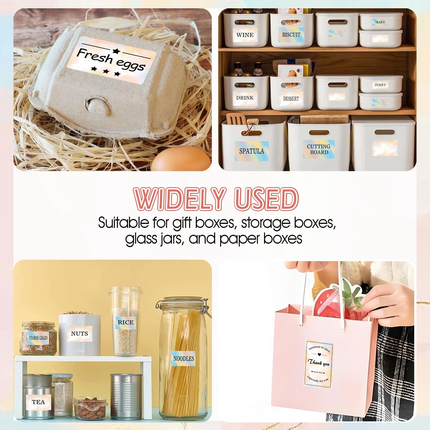 Aazon.co : Direct Theral Labels Stickers Round Watercolor Round