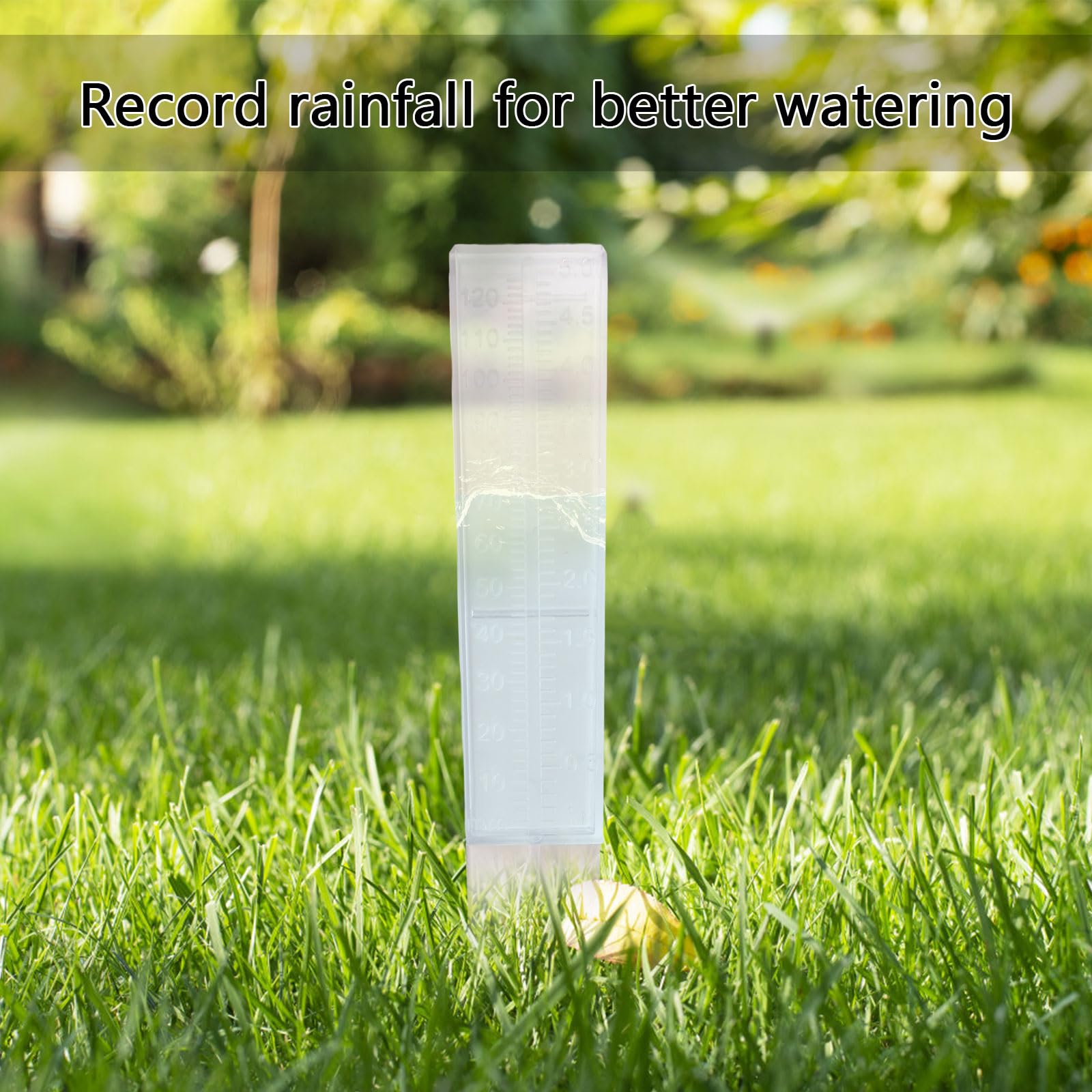 2x Regenmesser Aus Glas – Präzise Messung Für Garten, Balkon & Hof