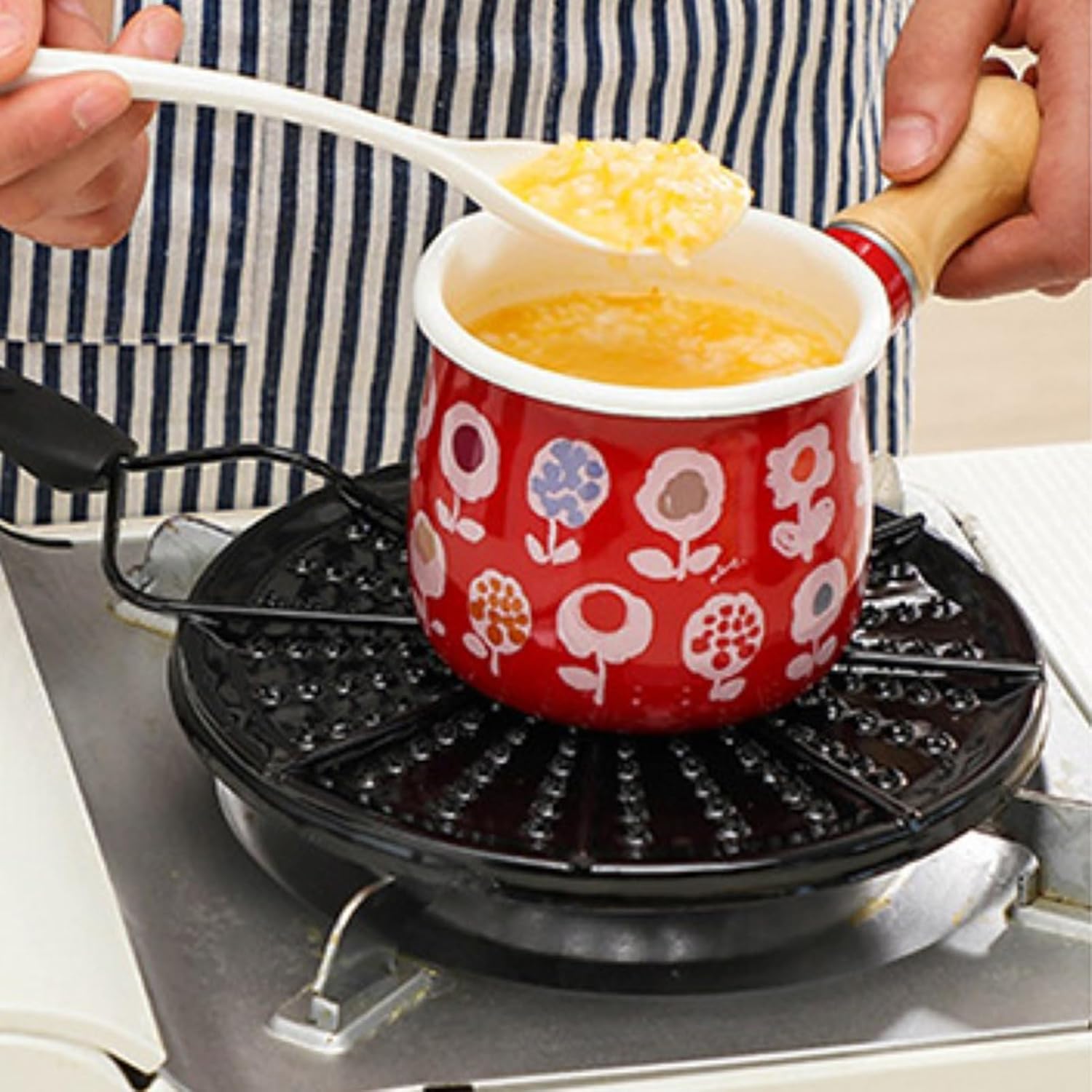 Obllsuee Gas Stove Heat Diffuser with Handle