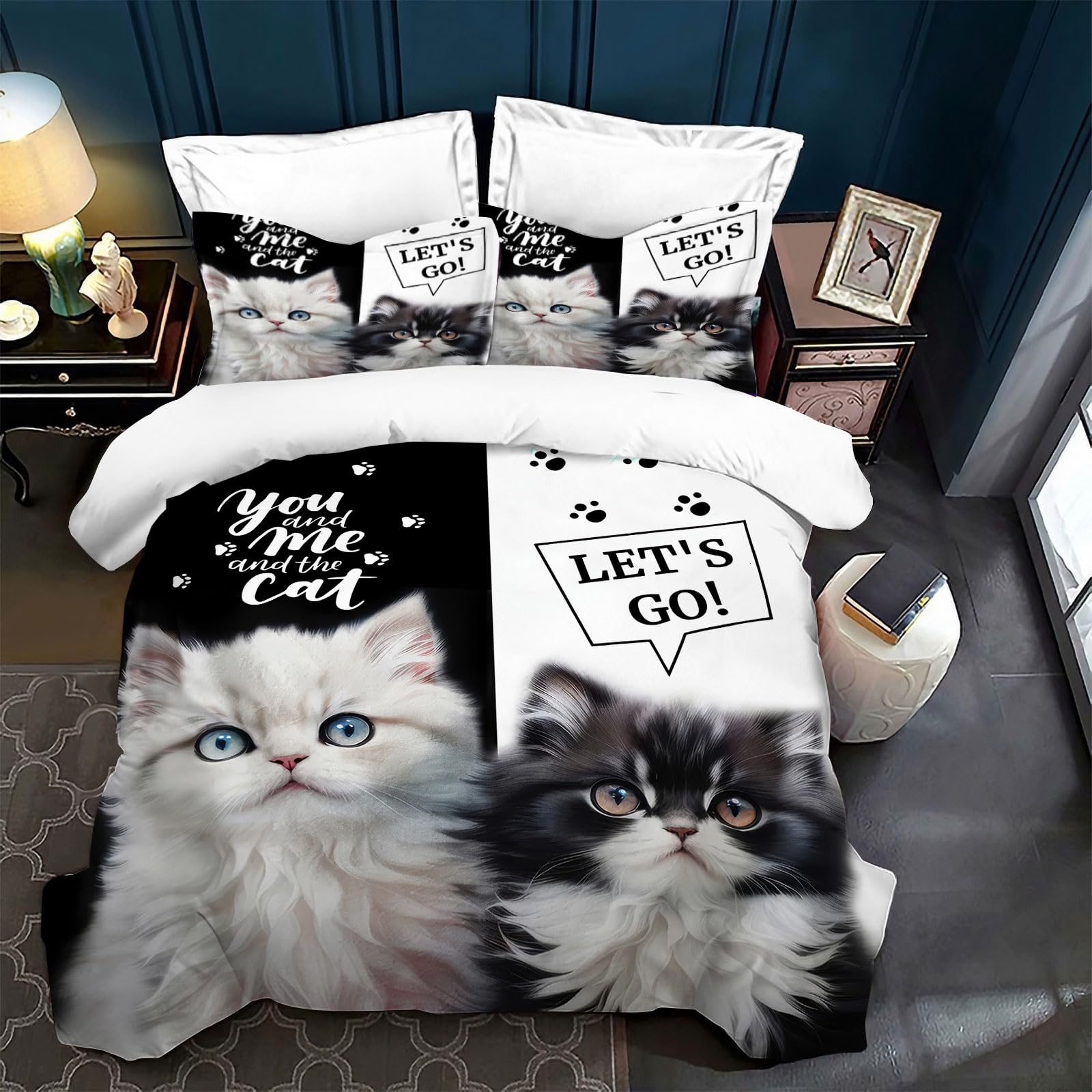 UGZDEA Cat Bed Linen Set 135x200cm - Image 2