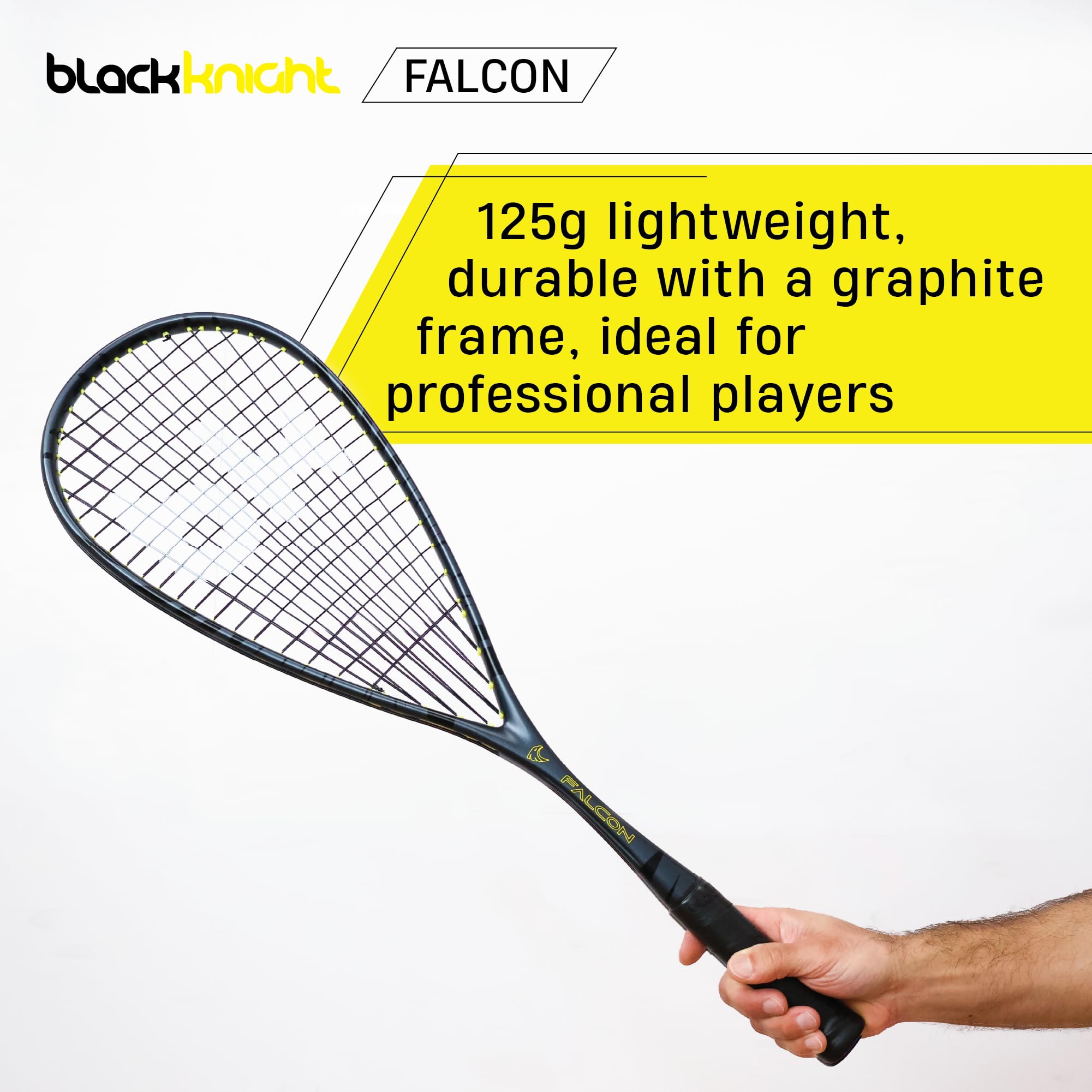 Amazon | Black Knight Falconスカッシュラケット - ヘッドヘビー