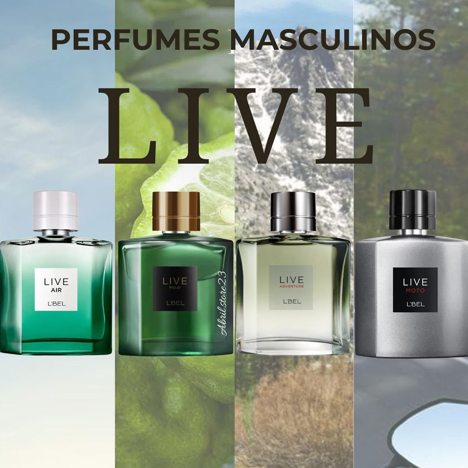 L'Bel Live Polo Long-Lasting Men's Perfume, 100 ml