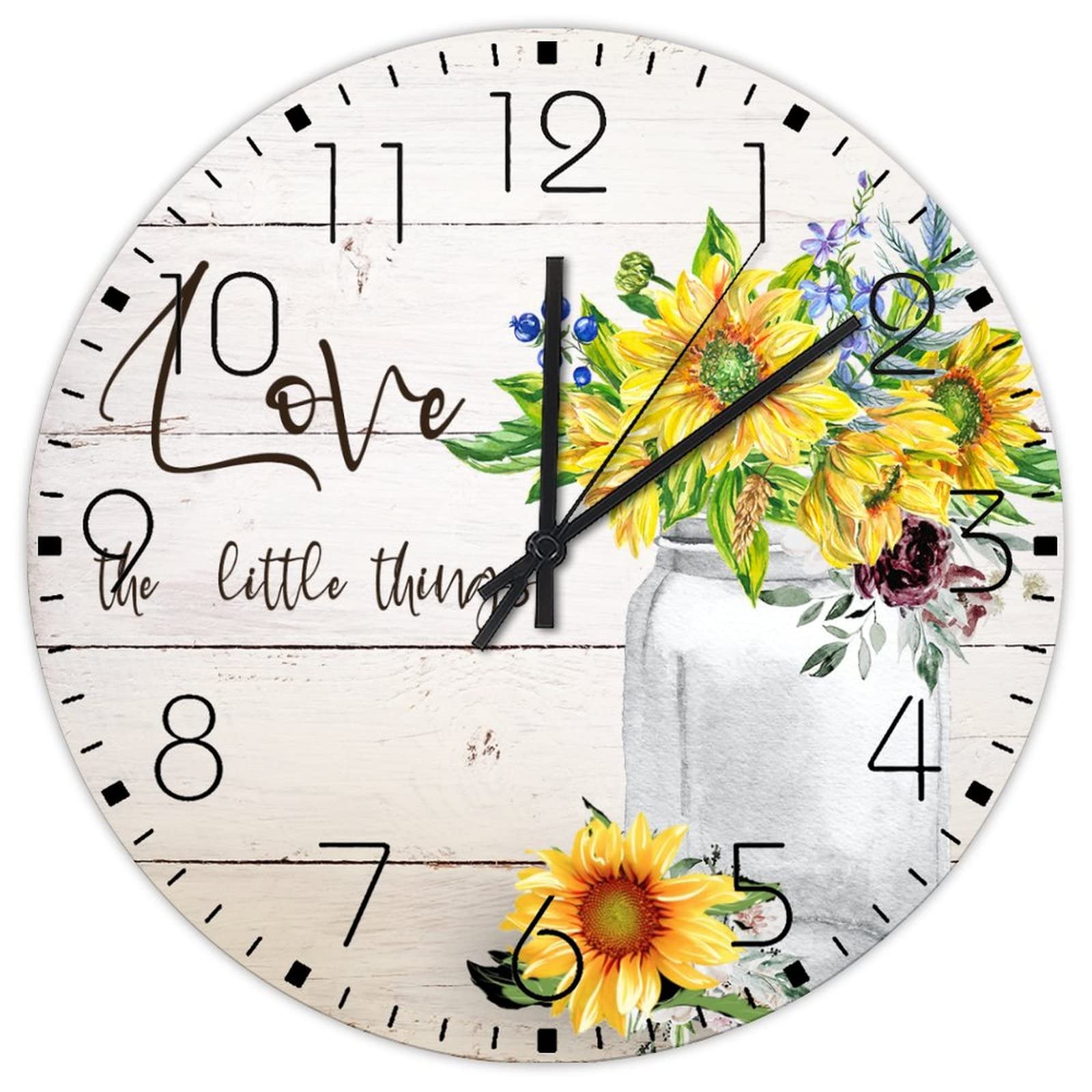 Horloge murale en bois 38,1 cm décoration église salon