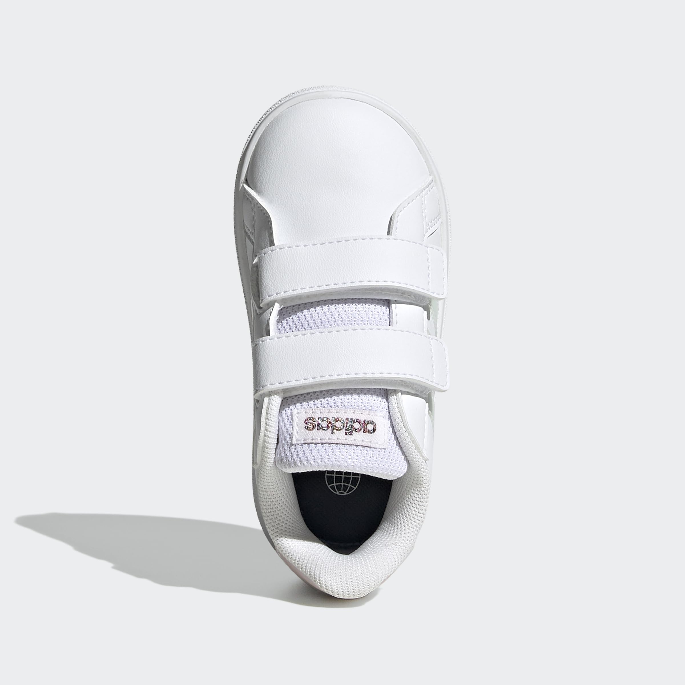 adidas Grand Court Lifestyle Court Baskets à Crochets et Boucles Blanc