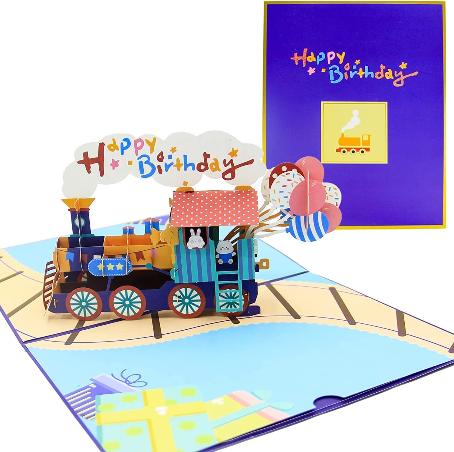 Amazon バースデーカード 立体 3Dケーキ お誕生日おめでとうカードをポップアップ 誕生日メッセージカード手作りギフト 親戚、恋人