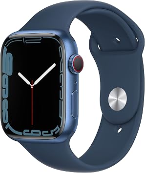 Apple Watch Series 7 (GPS + Celular, 45 mm) - Caja de Aluminio Azul con  Banda Deportiva Abyss - Regular (Reacondicionado) : Amazon.es: Electrónica