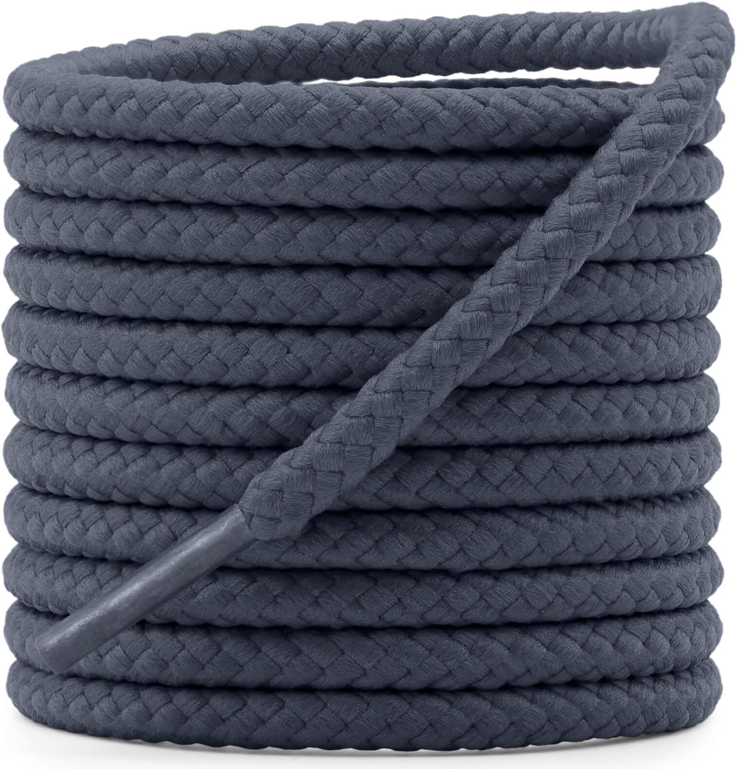 DELELE Round Braided Hiking Shoelaces: Work Climbing Shoe Laces for Boot  Pair