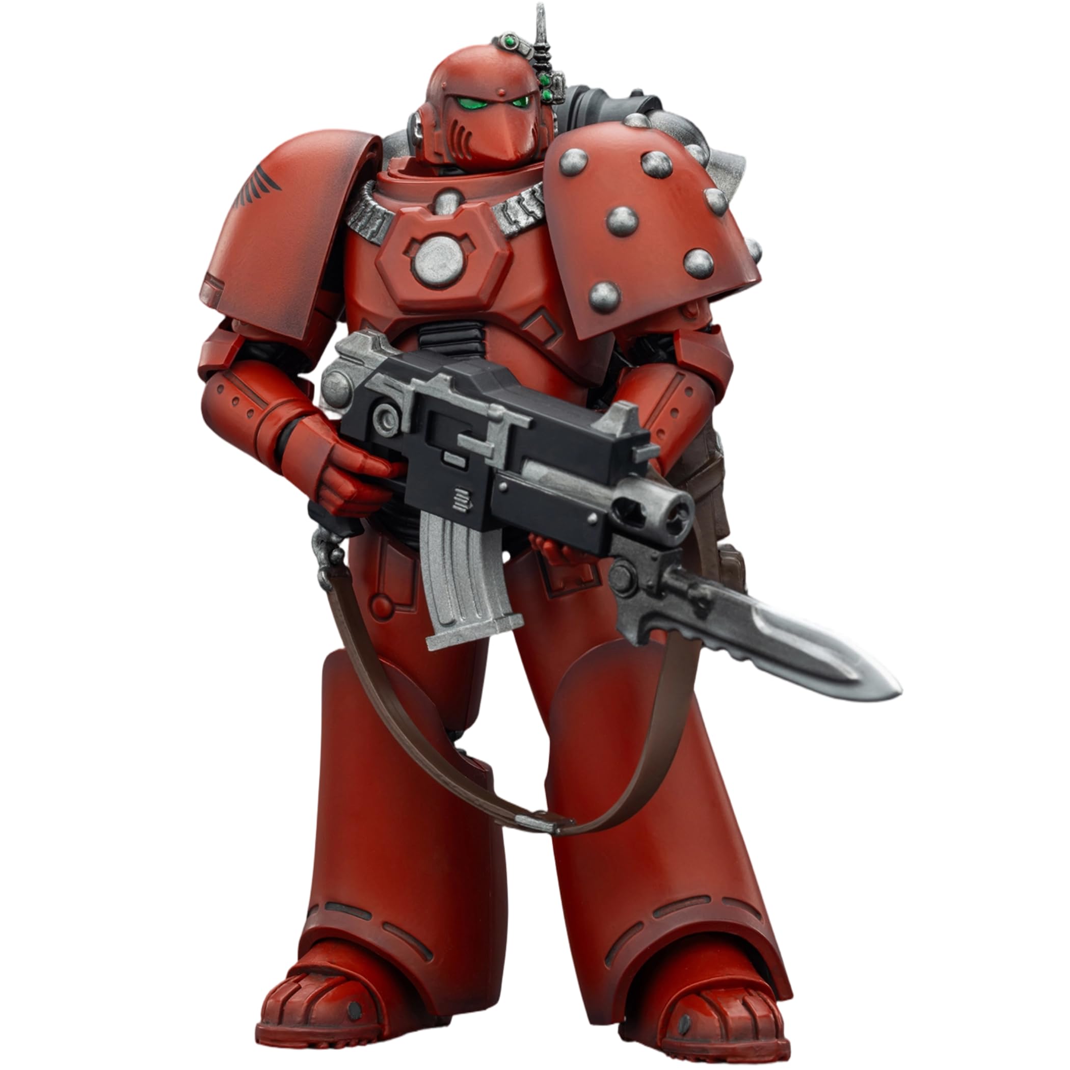 JOYTOY Warhammer 40K 1/18 Action Figures Blood Angels MKVI Tactical Legionary 4.8Inch Collectible Model Birthday Gifts