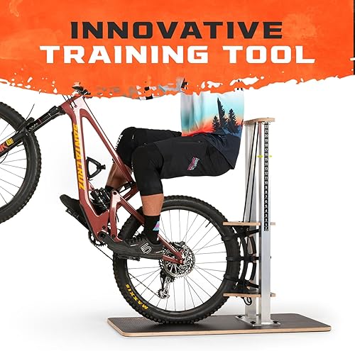 Miniatura 2 de Ninja MTB Garage Bunny - Entrenador de bicicleta de interior para dominio de habilidades y entrenamiento de fuerza, compatible con varios tamaños de