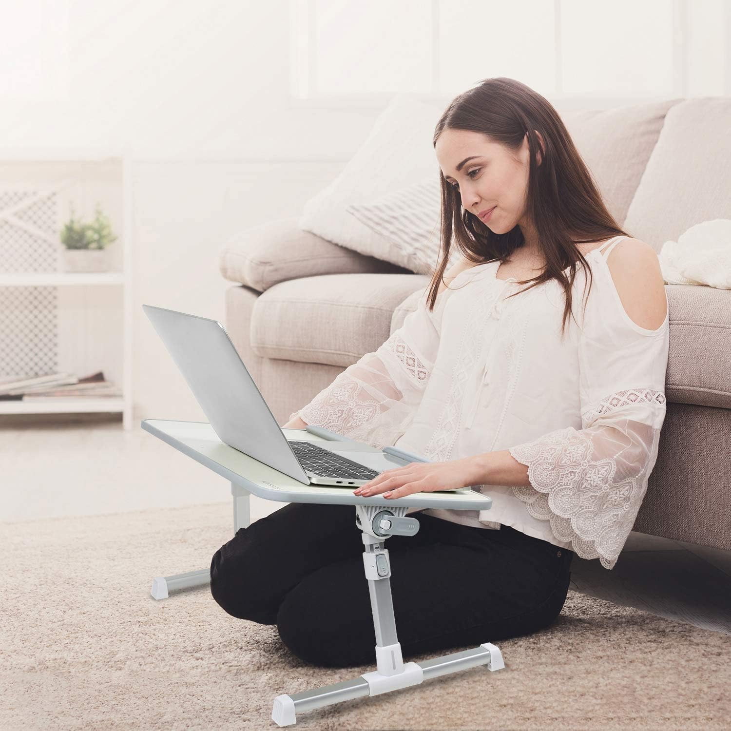 One-Day Sale: Up to 40% Off Hossejoy Foldable Laptop Bed Tray Table, Premium Adjustable Laptop Stand, Lap Desks with Foldable Legs, Notebook Standing Breakfast Reading Desk for Sofa Couch Floor Black Friday Clearance Hossejoy Foldable Laptop Bed Tray Table, Premium Adjustable Laptop Stand, Lap Desks with Foldable Legs, Notebook Standing Breakfast Reading Desk for Sofa Couch Floor