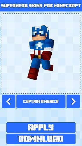 Superhero Skins for Minecraft PE