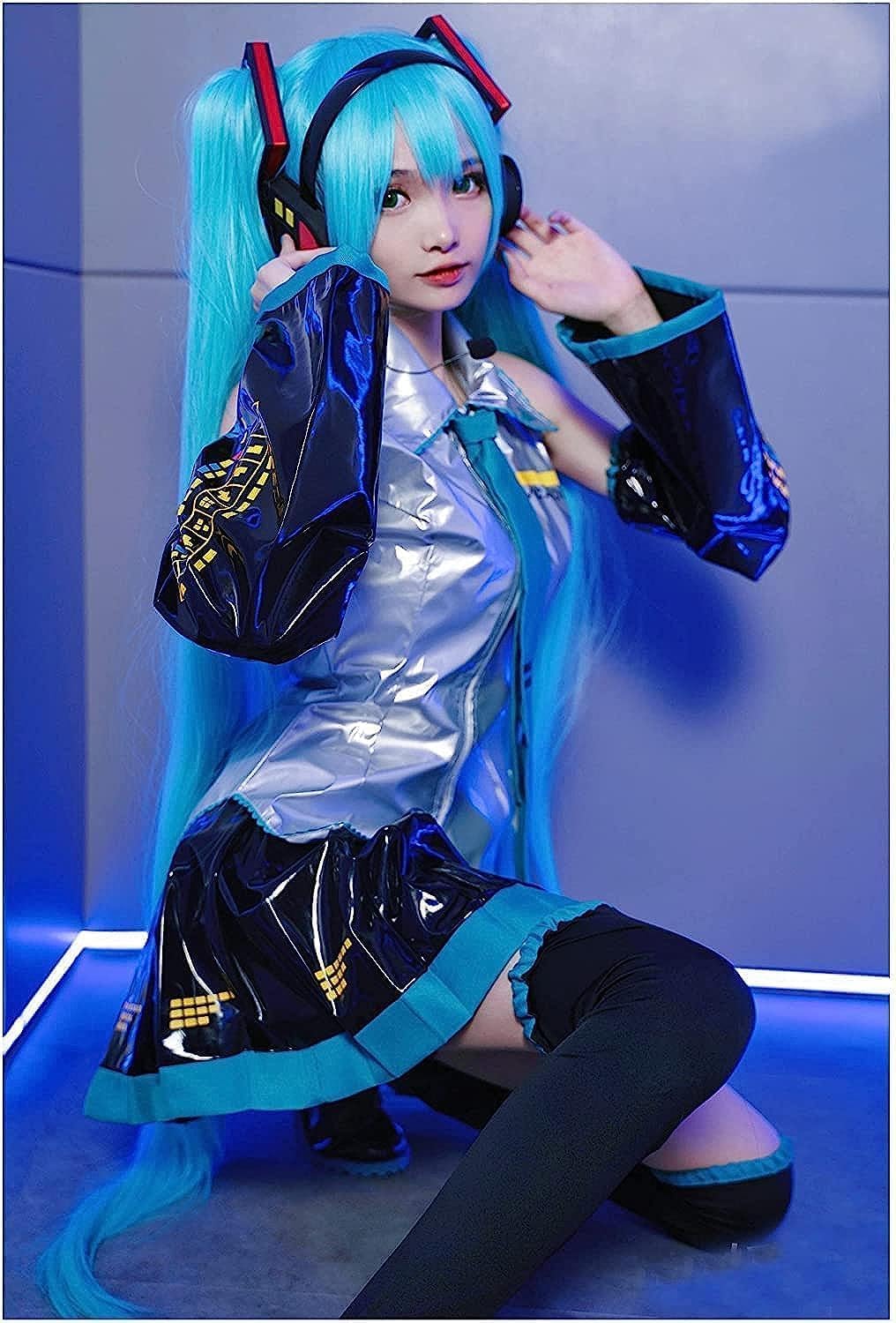 初音ミク コスプレ衣装とウィッグセット Amazon.co.jp: ウィッグ追加可 初音ミク マジカルミライ 2024 コスプレ