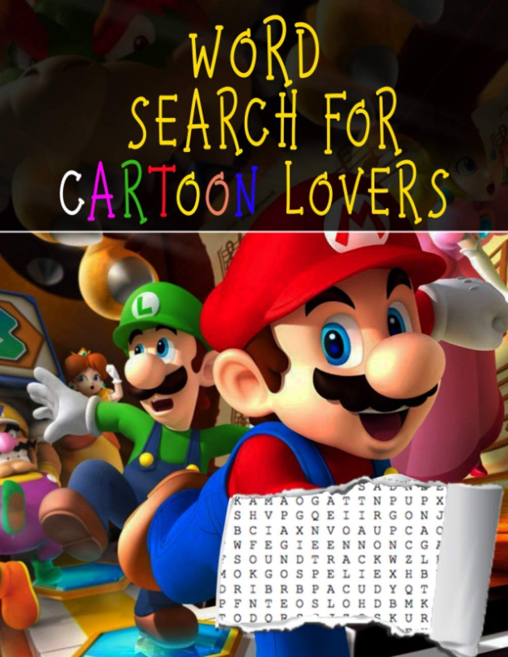 Word Search for Cartoon Lovers: A Unique Set of Challenging Puzzles and Words to Find