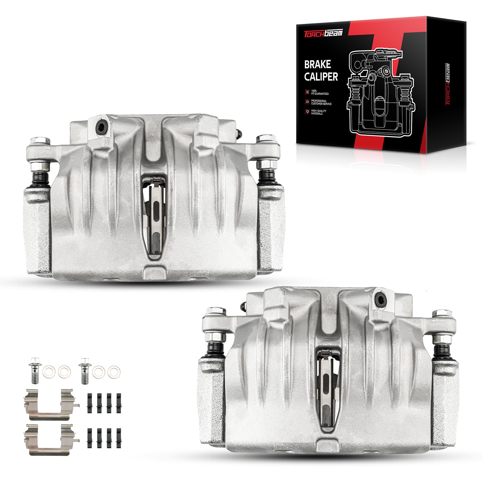 Torchbeam Front Brake Calipers Set for Chevrolet Trailblazer, GMC Envoy