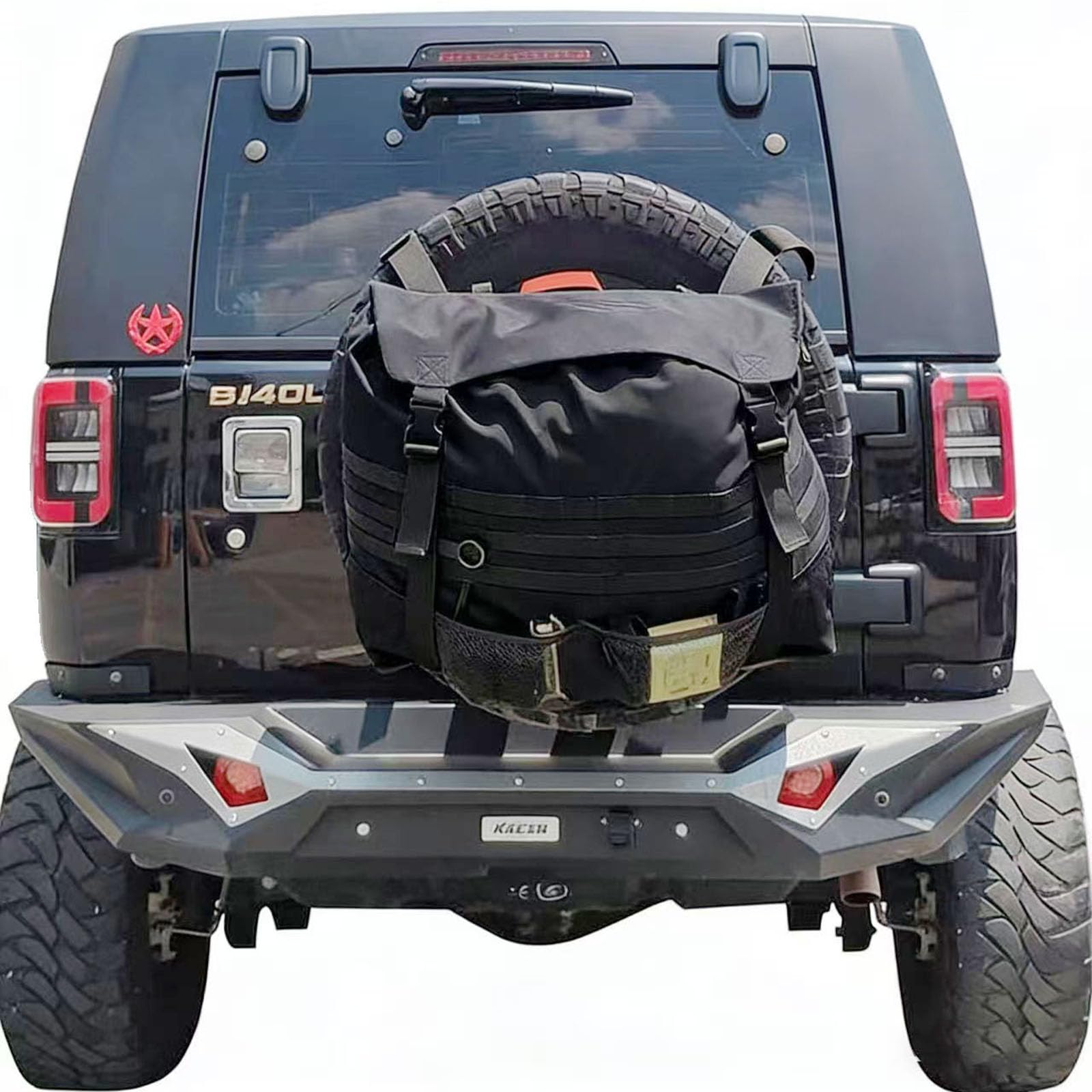 Borsa per la spazzatura per pneumatici di scorta, borsa resistente per pneumatici di scorta, grande capacità, per jeep, camion, SUV o fuoristrada, attrezzatura per recupero fuoristrada