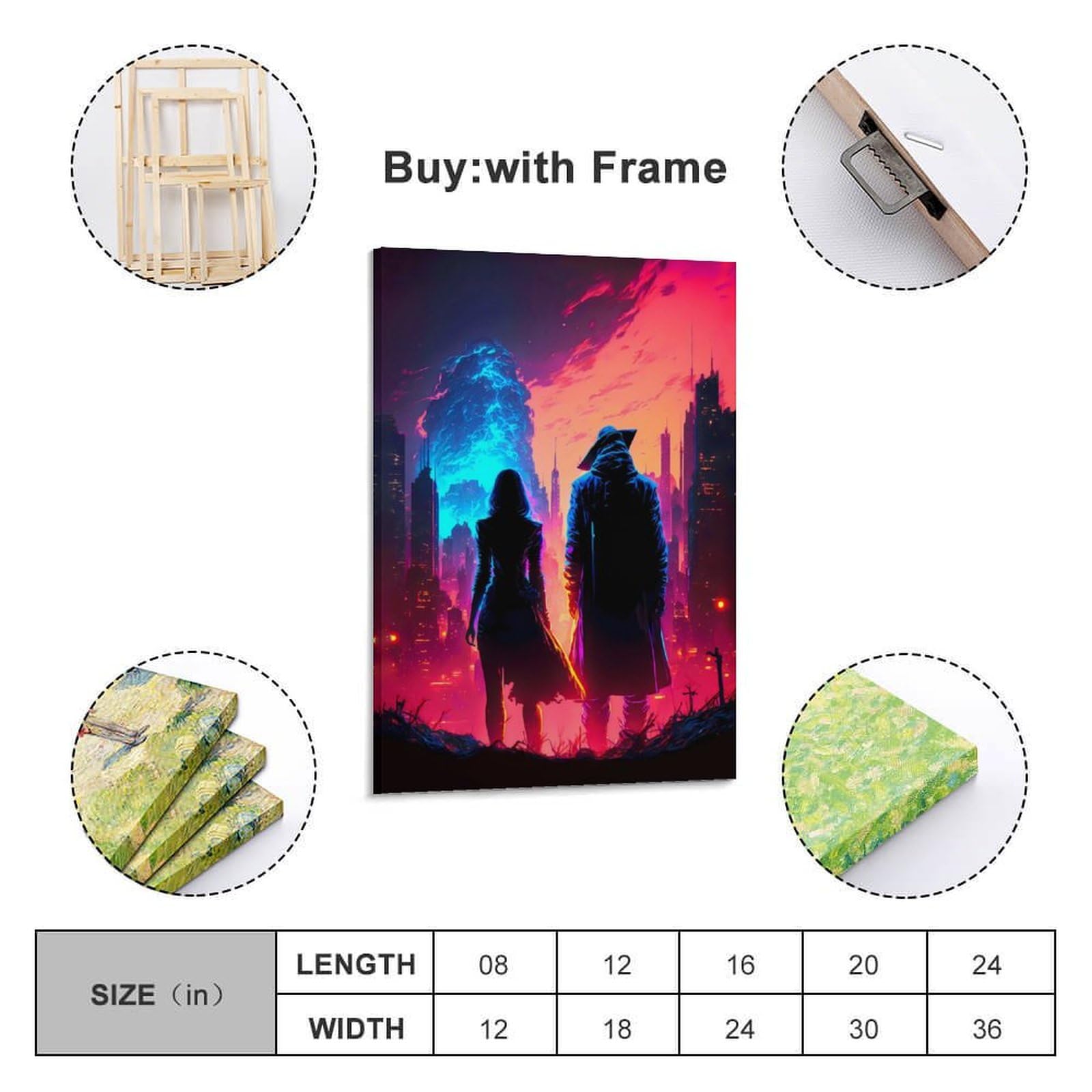 Poster con righello per coppie underground, poster decorativi su tela, decorazione da parete, decorazione della stanza, poster estetico moderno, decorazione per la casa, 60 x 90 cm