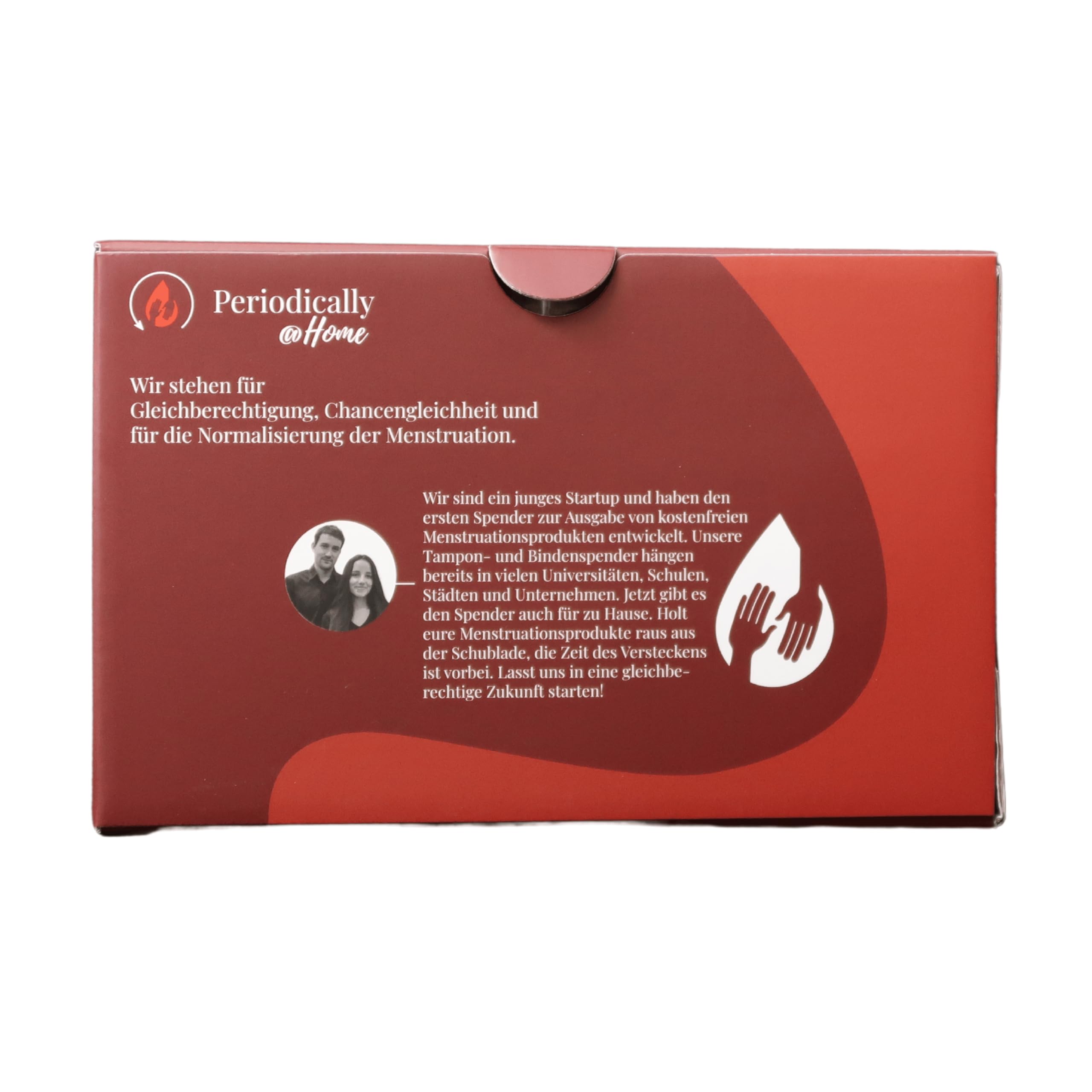 Periodically® Dispensador de compresas y dispensador de tampones para el hogar (22 x 14 x 9,5 cm) – Caja de almacenamiento de baño para tampones y compresas sanitarias – Almacenamiento de baño –