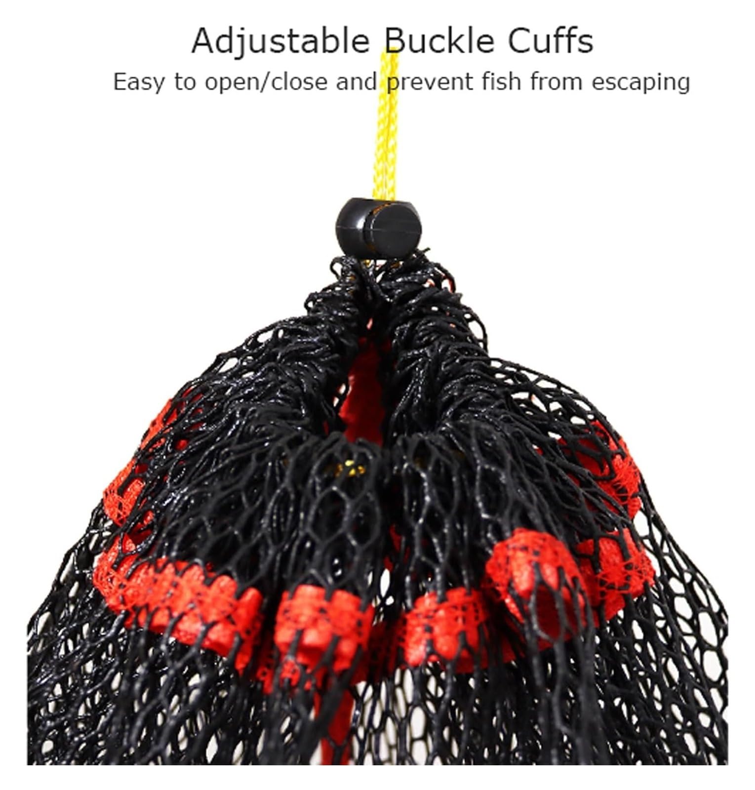 Red Plegable para la Pesca del Cangrejo, Trampa Plegable for Peces, Paquete de 2, Cesta Flotante for, Trampa for cangrejos, 35-40cm