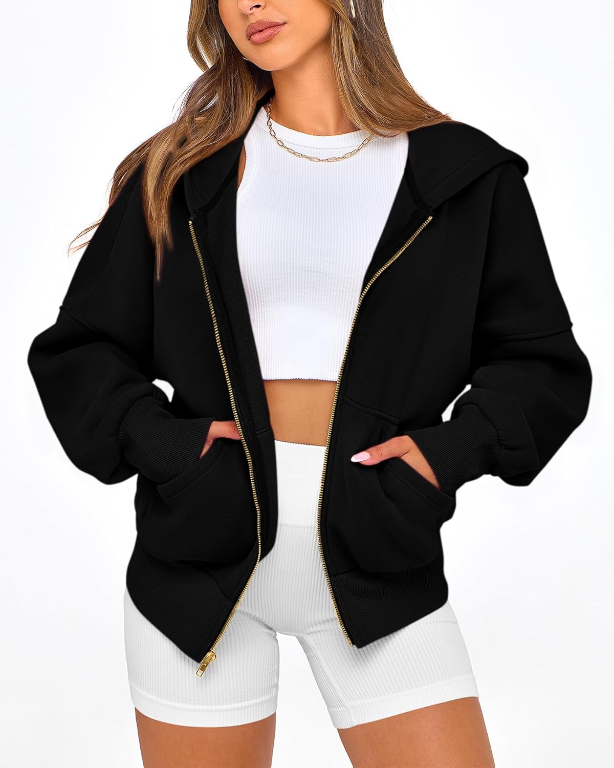 BTFBM Hoodies For Women Spring Clothing 2026 Long Sleeve Zip Up Fleece Fashion Sweatshirts Jacket Y2K Hoodie Fall Fashion - Image 5