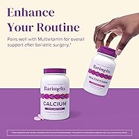 Vista 7 de Barimelts Calcium Citrate with Vitamin D3 & Magnesium, 120 Smooth-Dissolving Tablets (1-Month Supply), Bariatric Calcium Supplements for Women