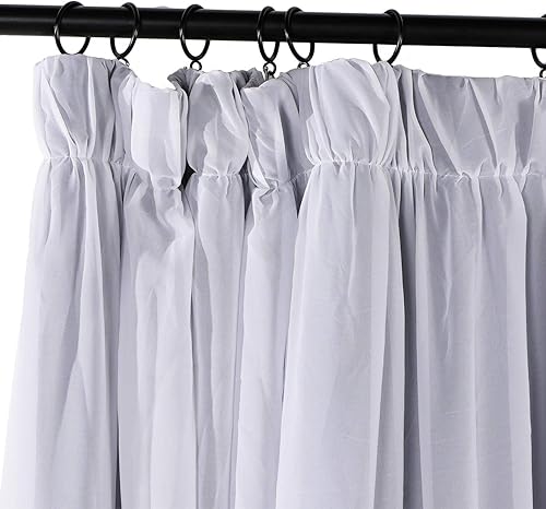 Miniatura 5 de Frelement - Cortinas opacas de 2 capas y ganchos planos, 2 en 1, cortinas con aislamiento térmico para habitación de niños, sala de estar, cama, 1