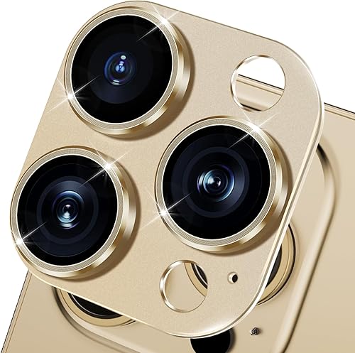 Miniatura 1 de YMHML Protector de lente de cámara para iPhone 14 ProiPhone 14 Pro Max, aleación de metal templado HD, vidrio templado antiarañazos, accesorios de