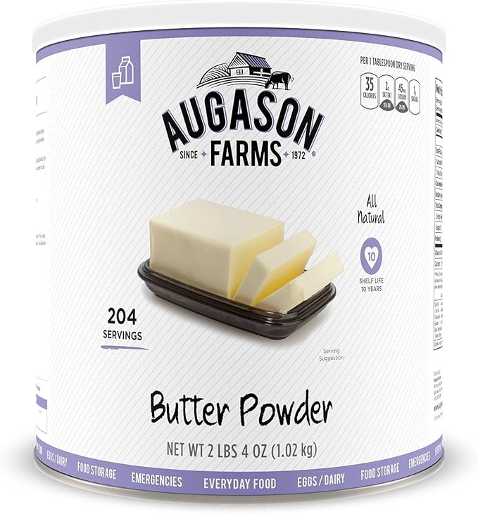 Amazon Augason Farms Butter Powdeｒ アンガスファーム の フリーズドライ 製法 粉末バター 10年間保存可 備蓄 キャンプに 並行輸入品 Augason Farms バター 通販