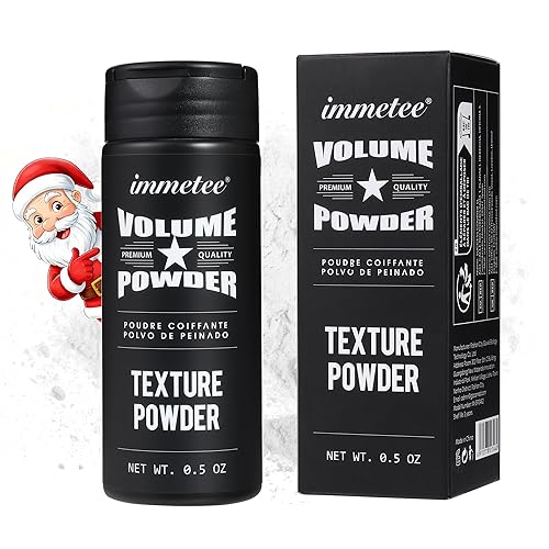 immetee Polvo de volumen para el cabello, estilo de textura para hombres y mujeres, control de luz, aspecto mate natural, levantamiento de raíces,