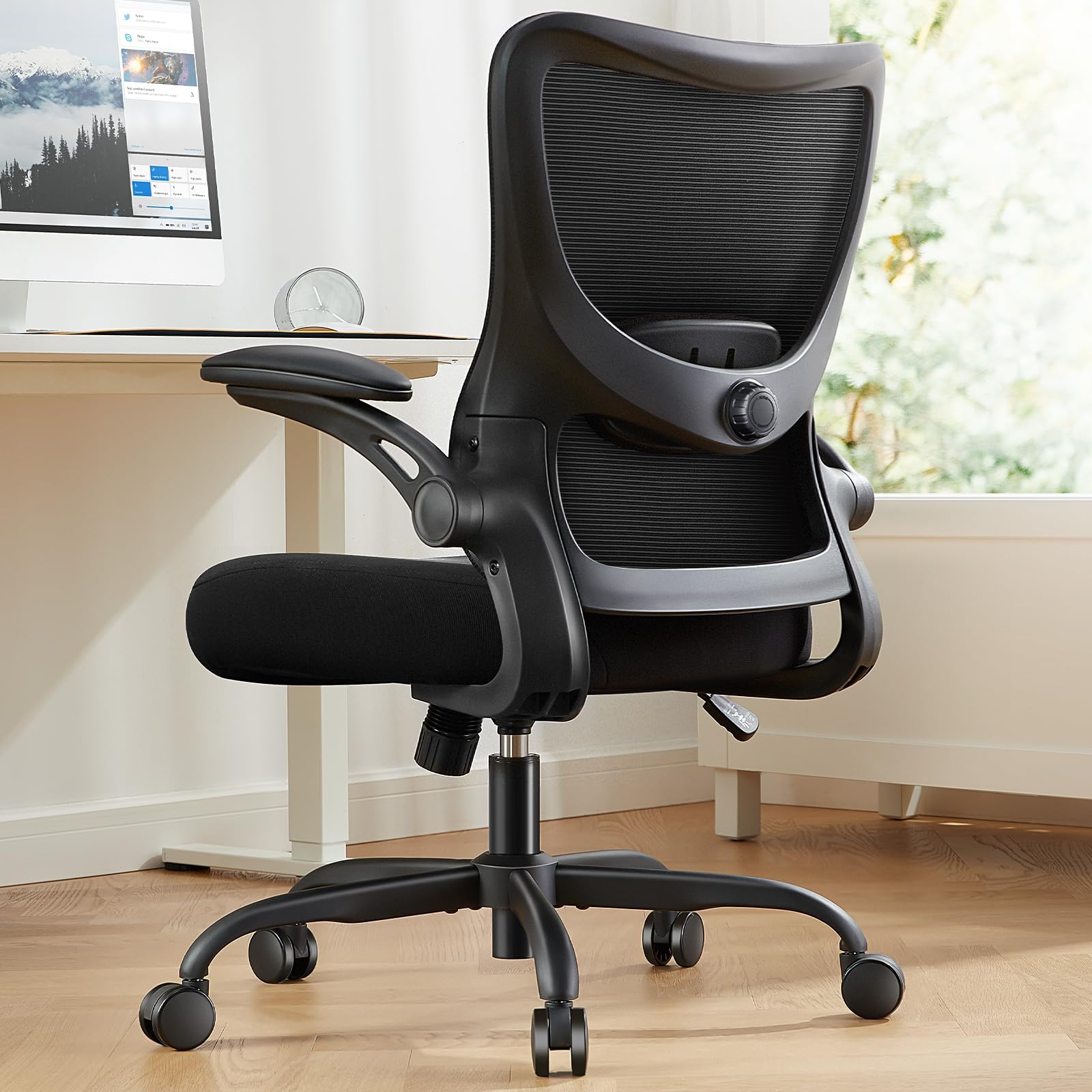 Chaise de bureau ergonomique pour le télétravail et les longues journées sur ordinateur