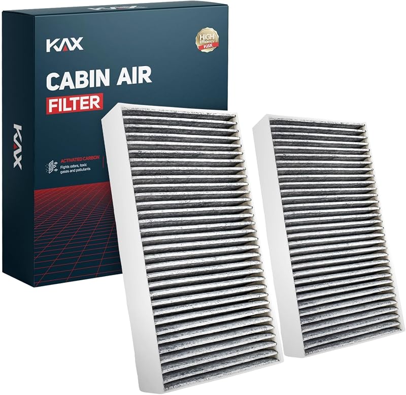 Filtro de cabine HEPA KAX CF10828 com carvão ativado para Mercedes-Benz ML350 – 1 conjunto