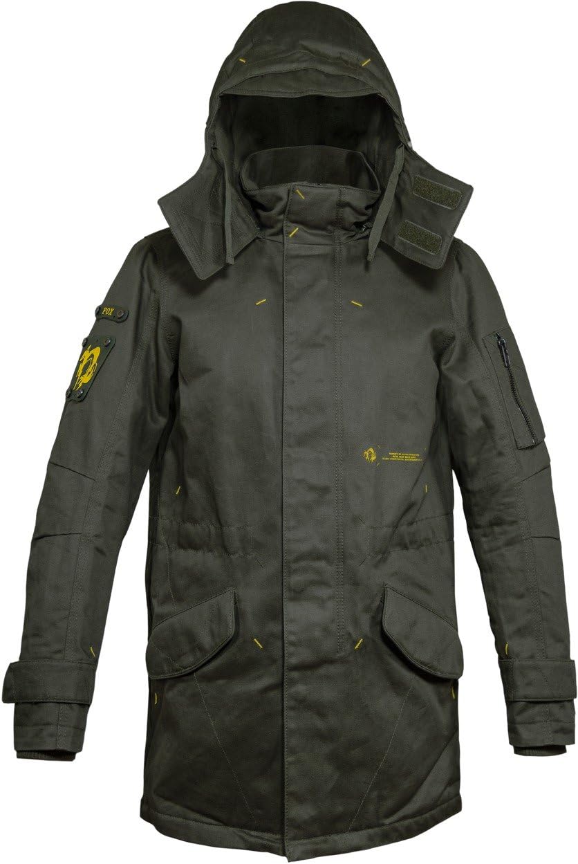 Musterbrand Metal Gear Solid Men Long Winter Jacket Scout Green