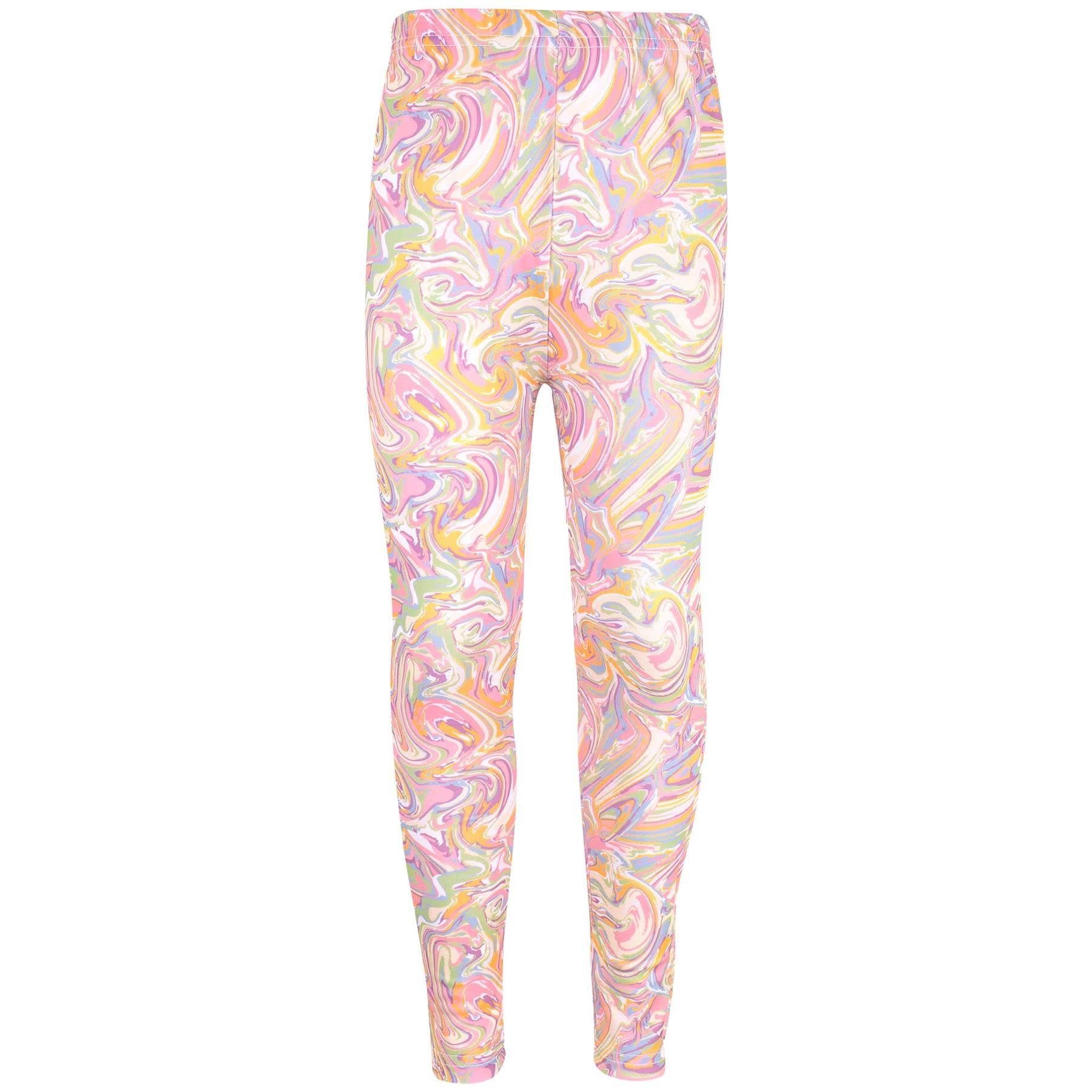 A2z 4 Kids Girls Marble Effect Stretch - Legging 256 13