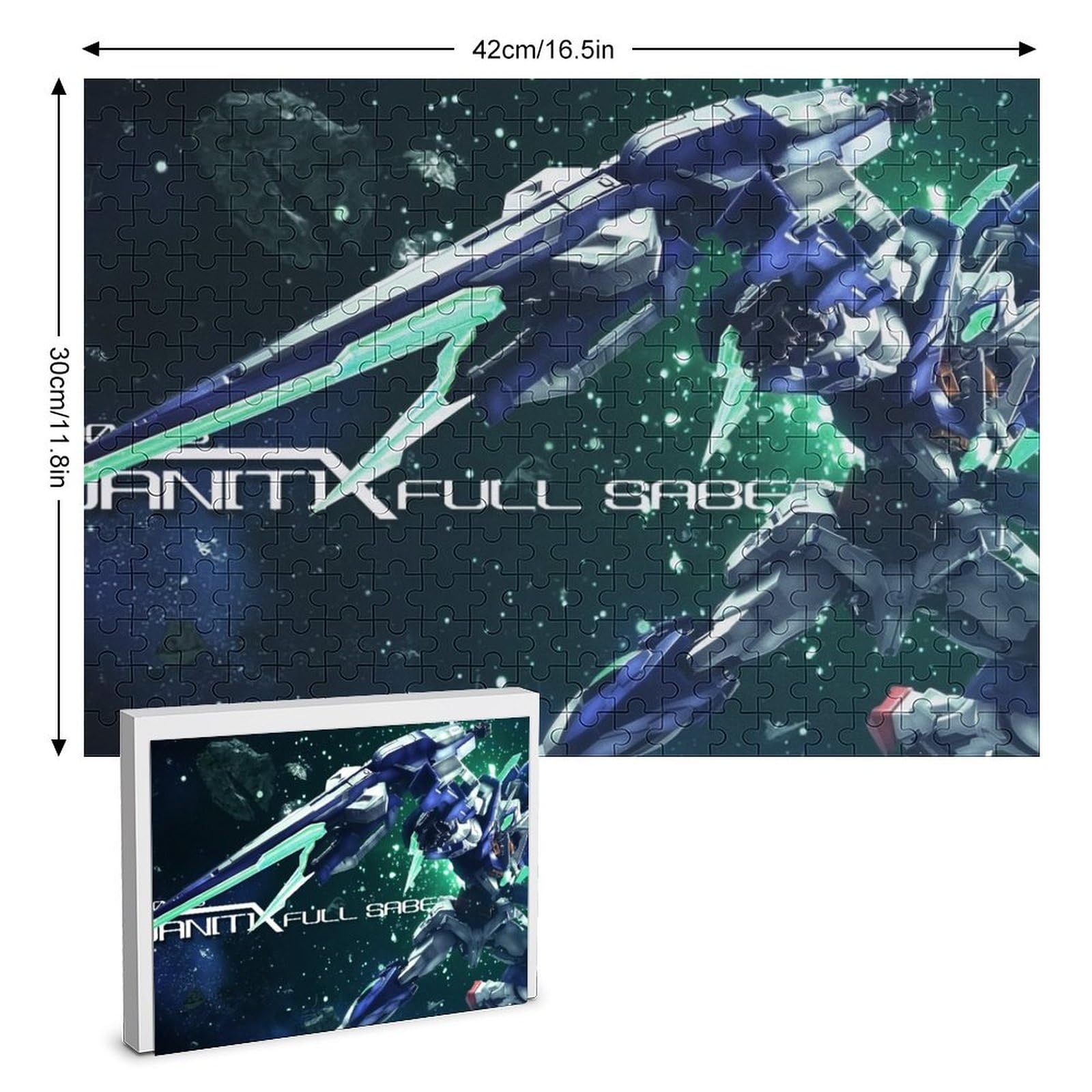 ガンダム ダブルオー ジグソーパズル Amazon】当時物 ビバリー 1000p