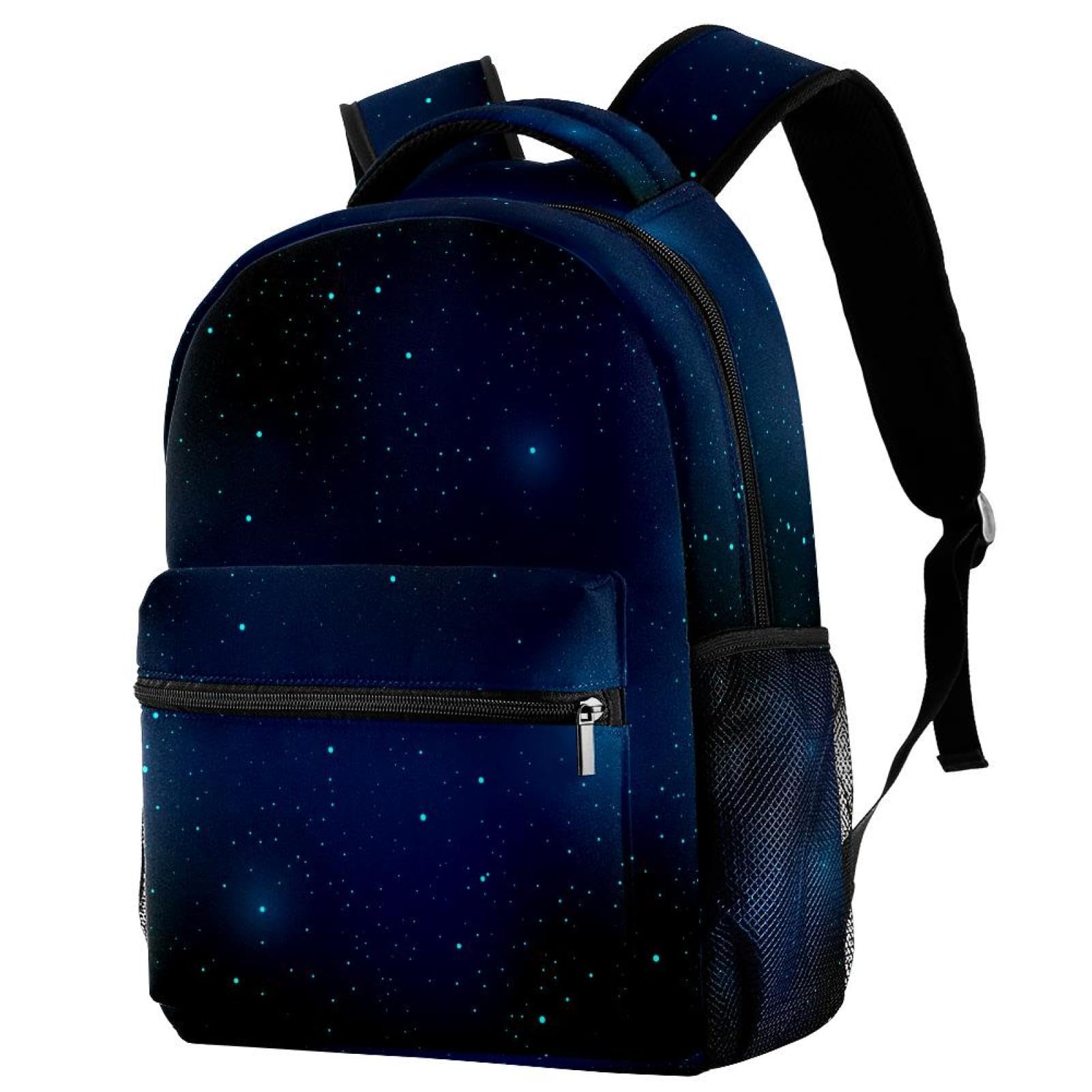 Mochila escolar de estrellas para laptop bolsa de libros multicolor de 40cm para universidad 7