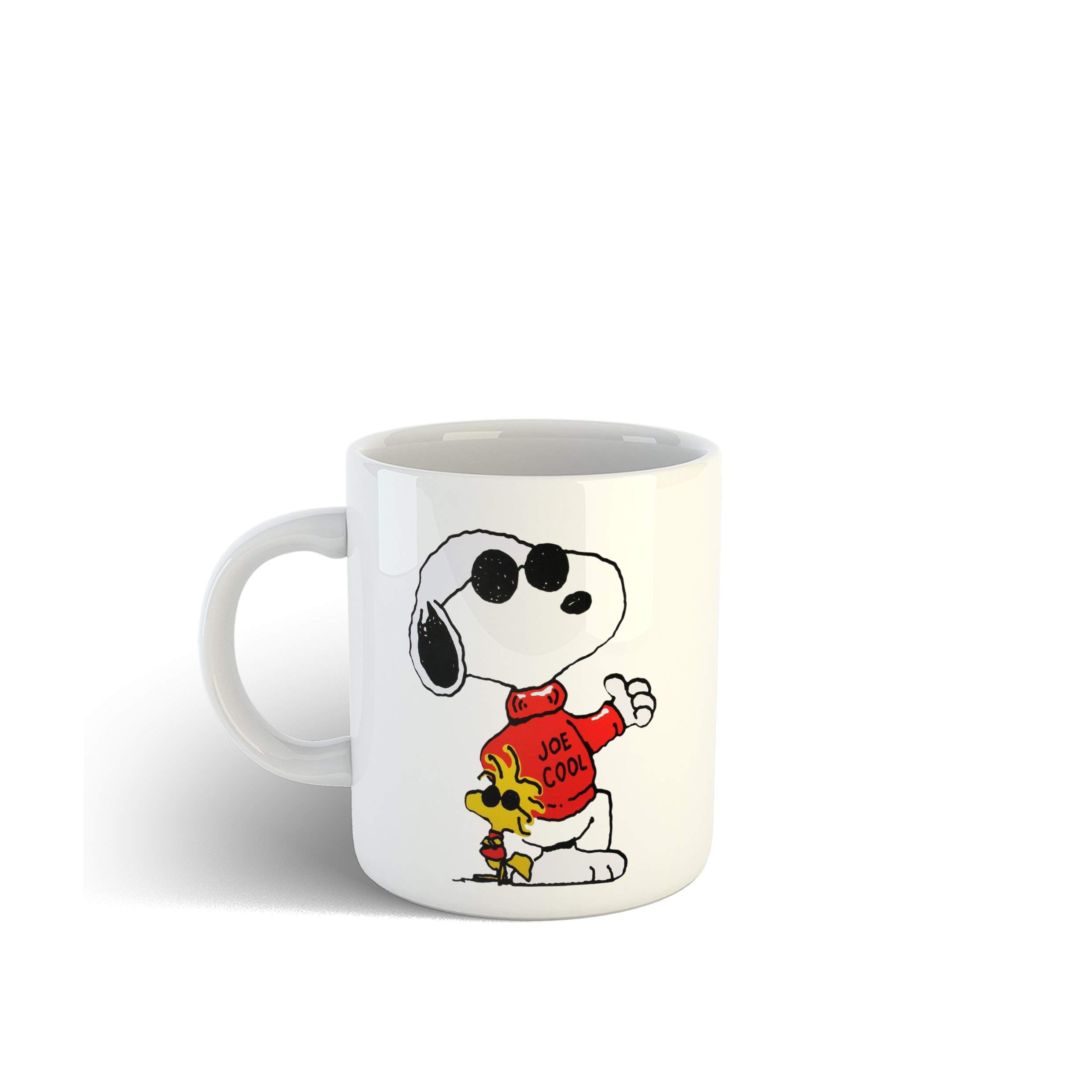 Tonkwalas Peanuts Snoopy Ceramic Coffee Mug Cute Funny Joe Cools