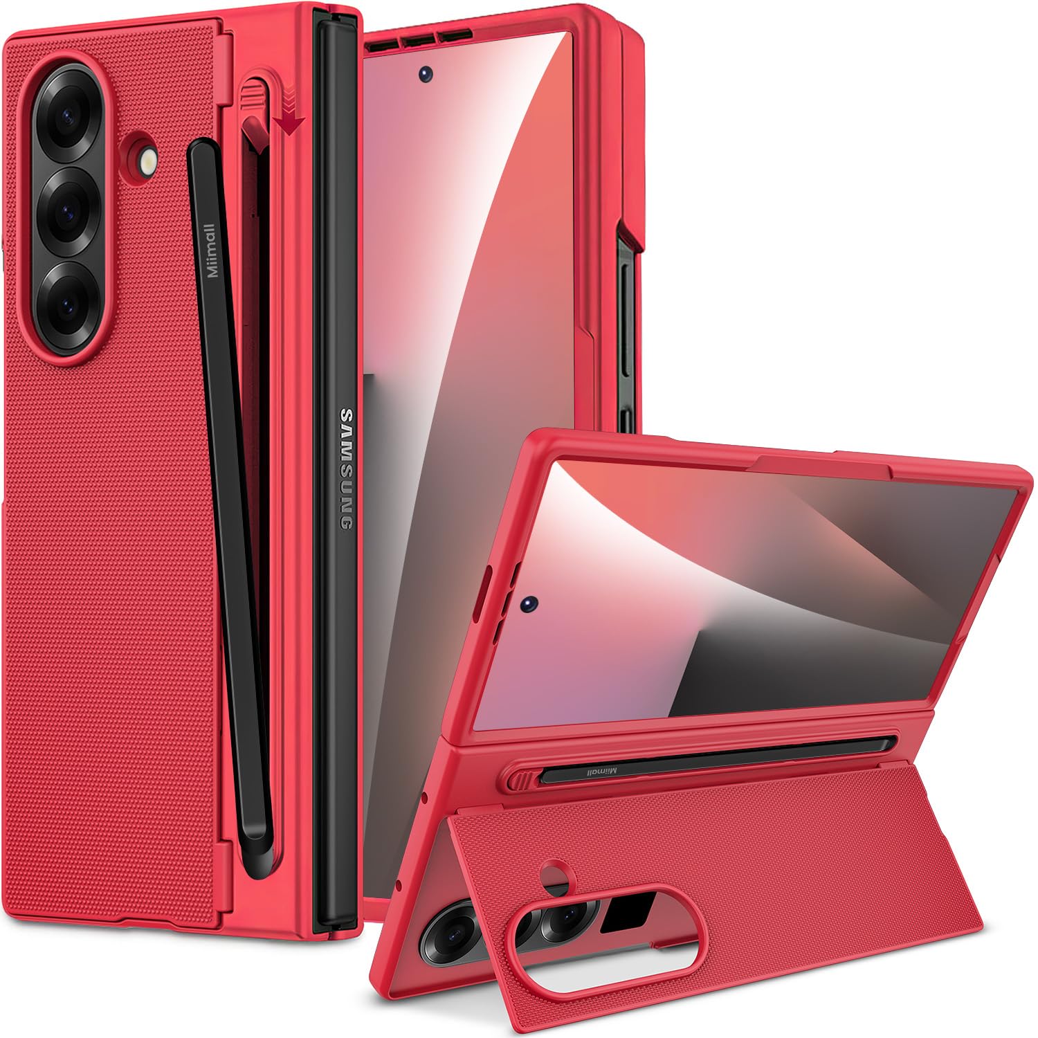 Amazon.co.jp: Miimall 対応 Galaxy Z Fold 7 ケース Sペン付き ペン 