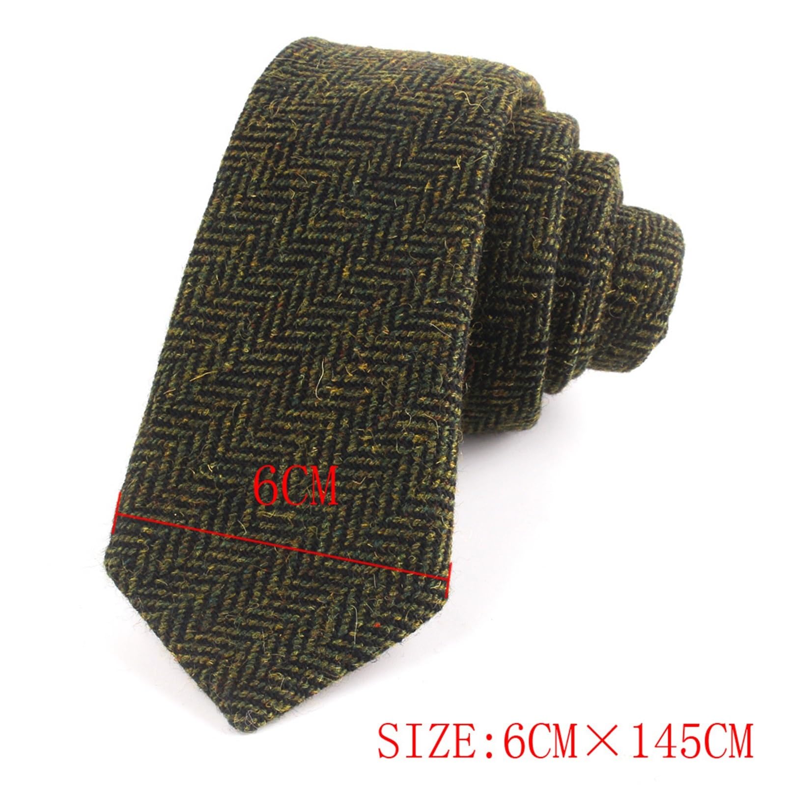 Cravatta Uomo Cravatte sottili in lana for uomo, cravatte casual a righe, da abito, di