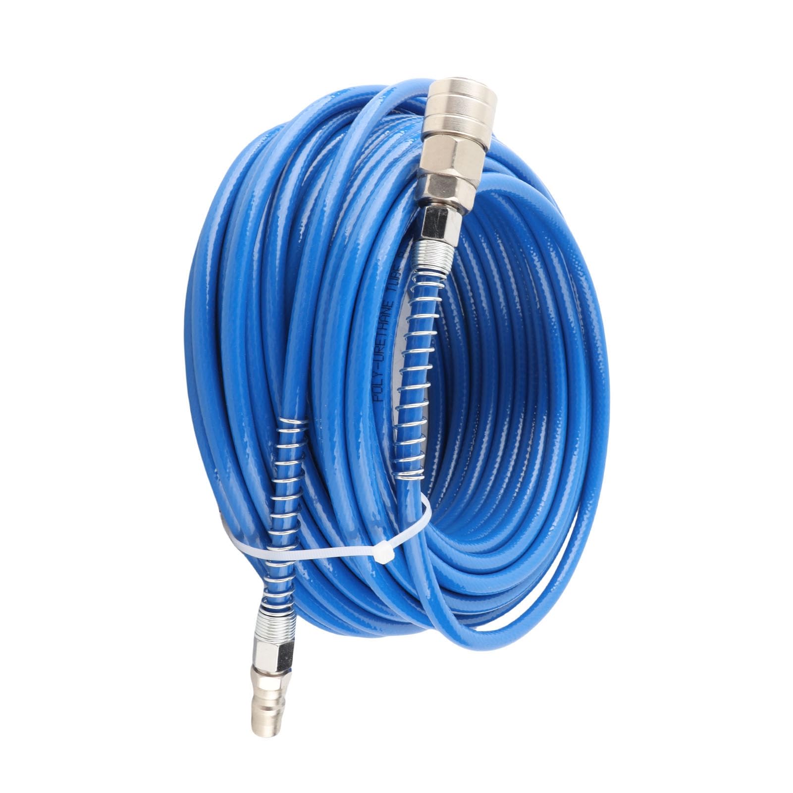 Tubo de manguera PU de alta presión del compresor de aire para reparación y construcción de automóviles [longitud de 20 m] (Azul)