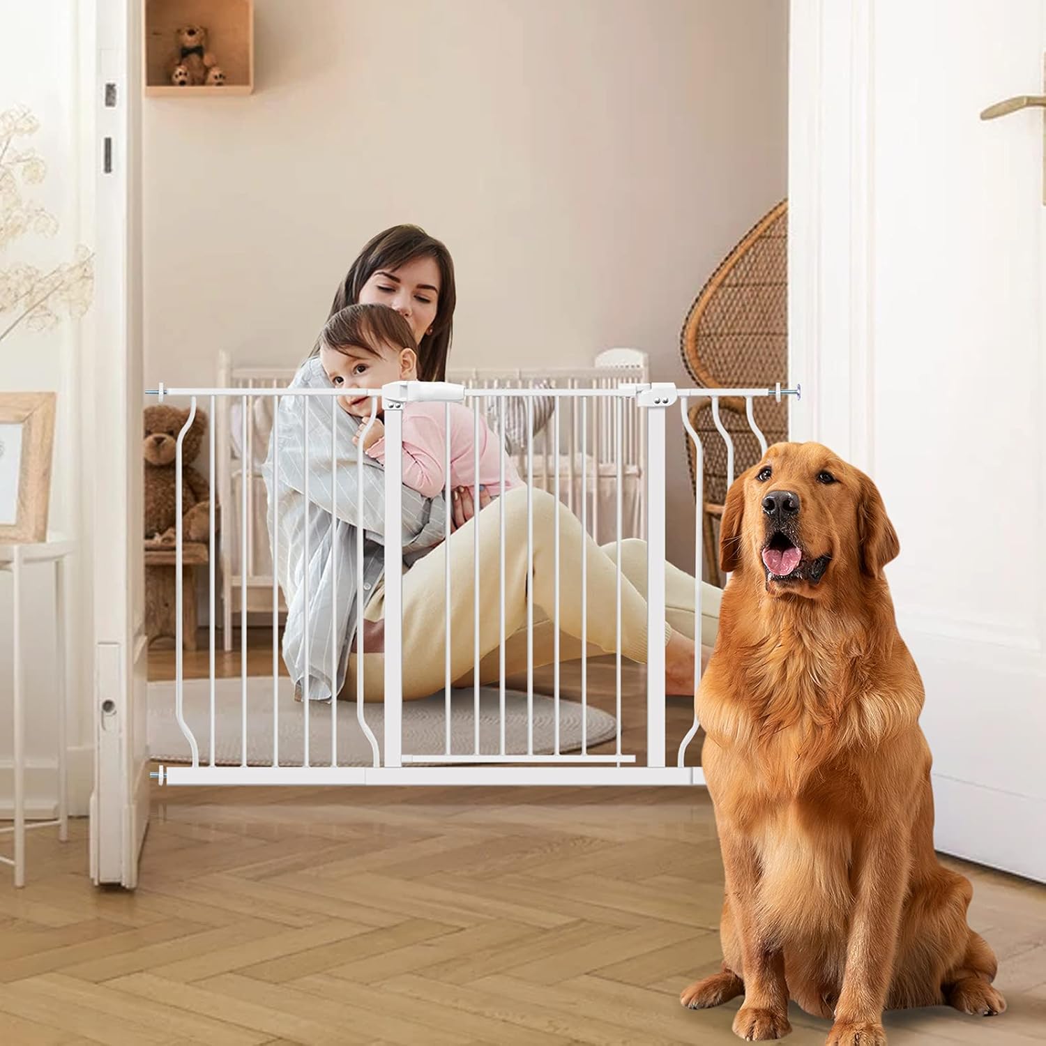 Buy Easy Walk Baby Gate for Stairs & Doorways with Optional Extensions