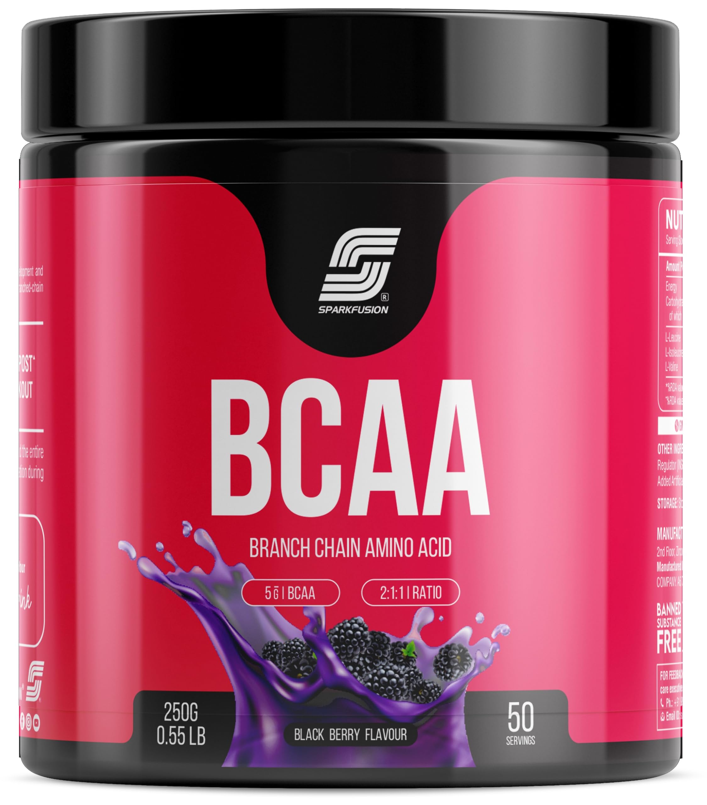 See full amazon price history chart for Sparkfusion BCAA Pure-Amino -250 gm (50 Servings) With Complete Ratio of 2:1:1 for Recovery & Performance Boost,Energy Powder (Black berry) Sparkfusion BCAA Pure-Amino -250 gm (50 Servings) With Complete Ratio of 2:1:1 for Recovery & Performance Boost,Energy Powder (Black berry) (B0CR6KSPXG) Amazon Price History, Amazon Price Tracker