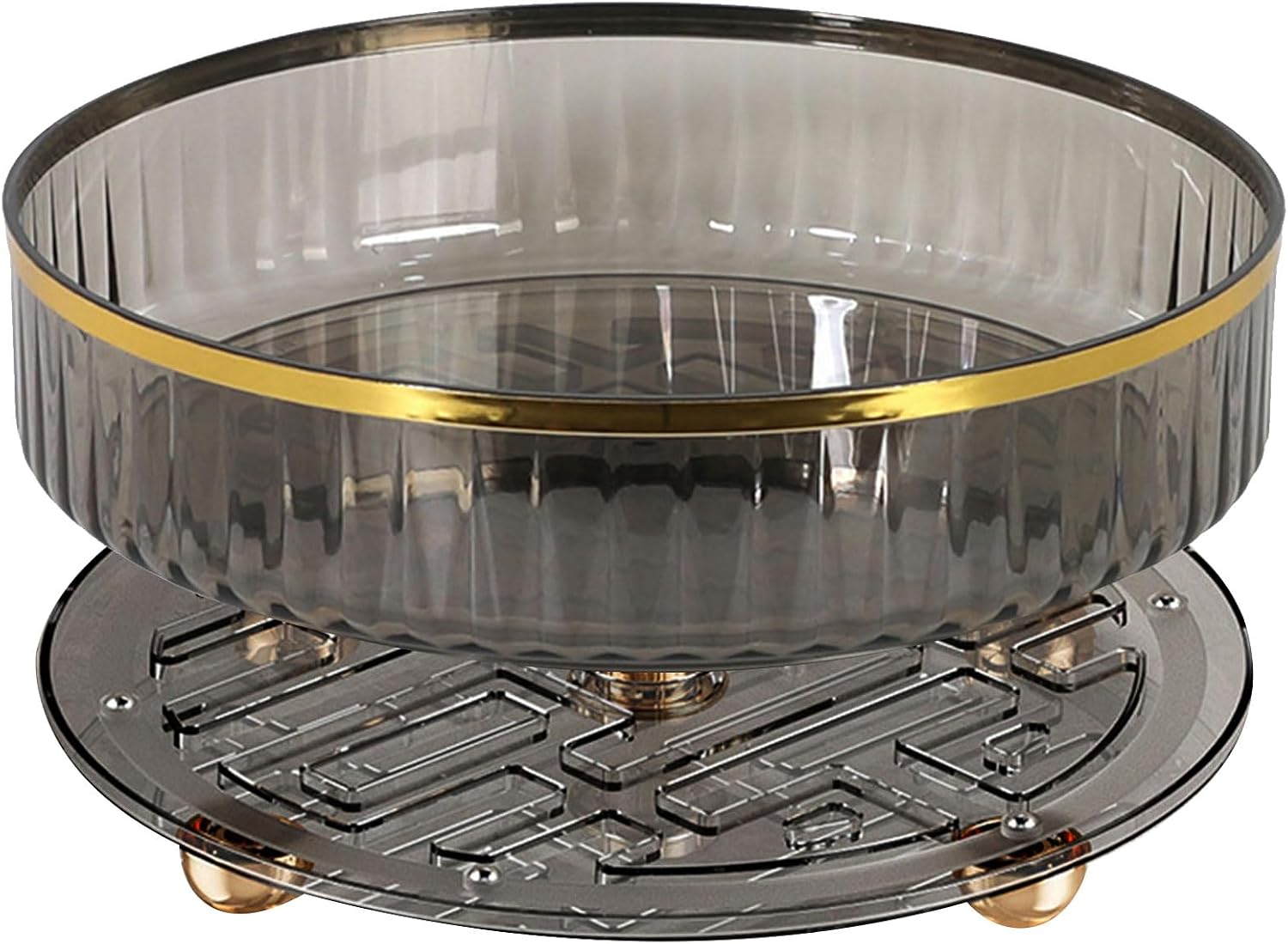 360 Rotating Rack Cosmetic Storage Box Turntable Storage Bin Multifunctional Kitchen Organizer Tabletop Multi Functional Turntable Organizer image 4