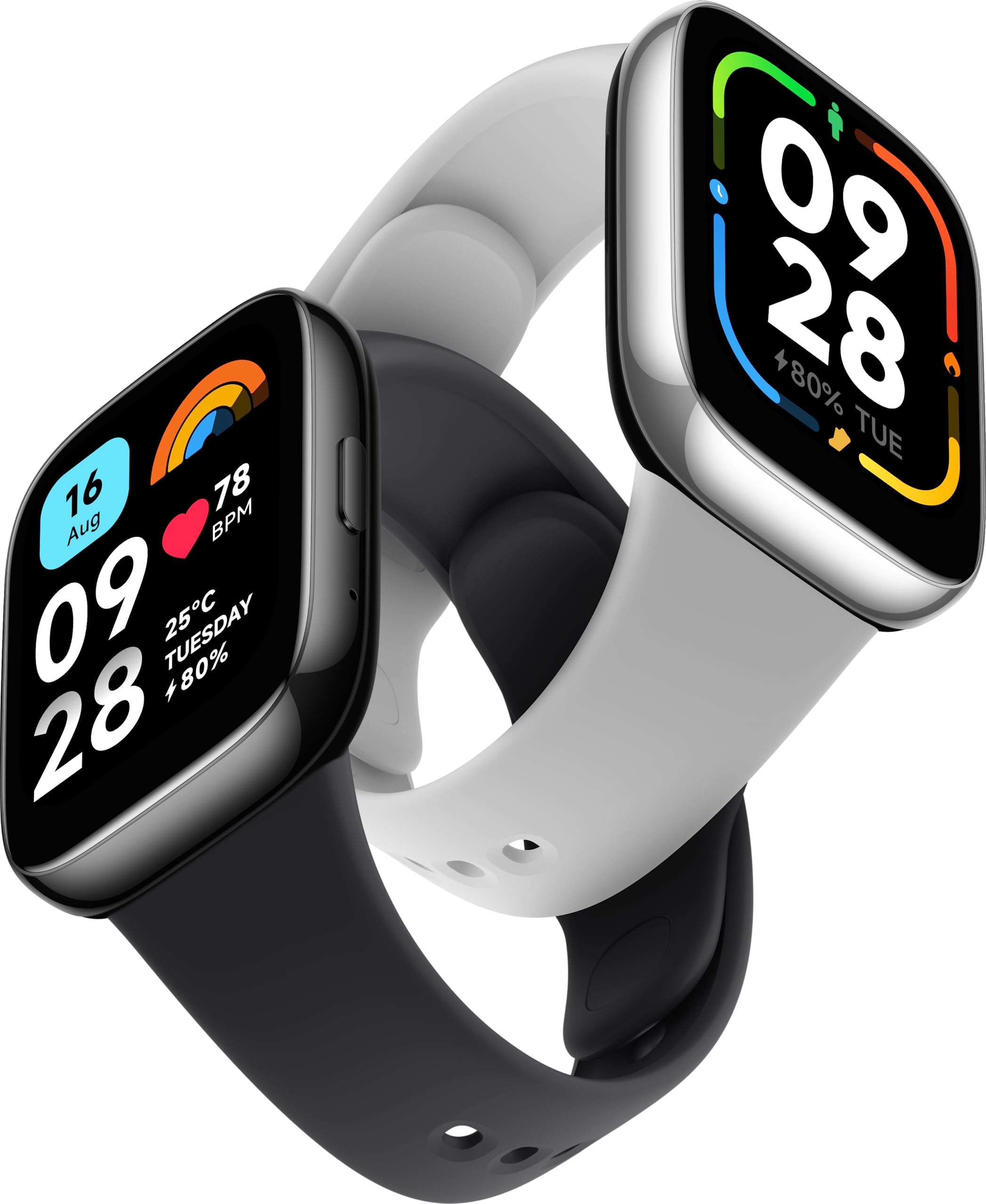 XIAOMI Redmi Watch 3 Active Gris, écran LCD 1.83", Bluetooth, +100 Mode de Sports, Suivi de la Condition Physique, résistance à l'eau 50m, jusqu'à 12 Jours d'autonomie