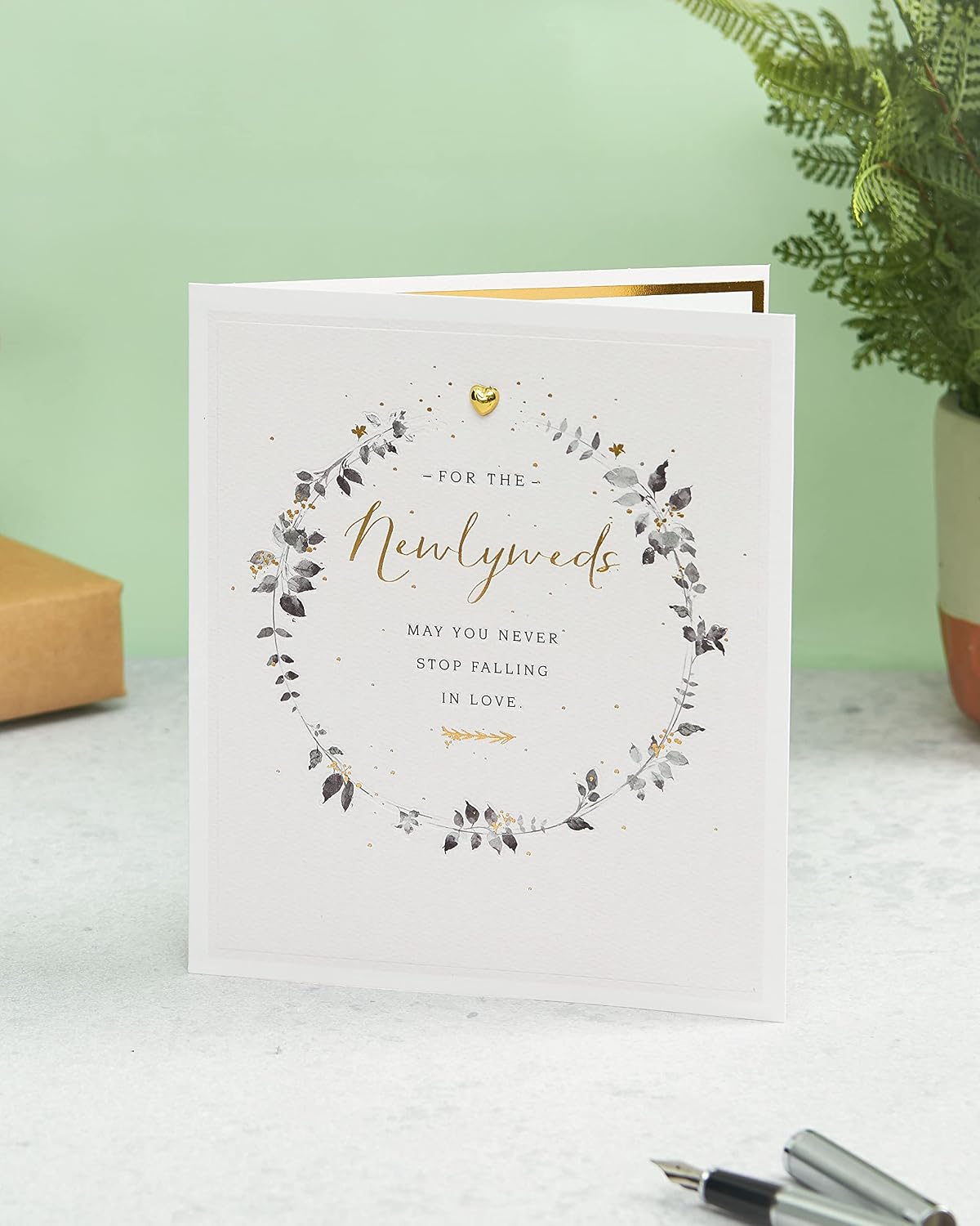 UK Greetings Wedding Day Card - Wedding Day Card for Couple - Wedding Day Card for Friends - to The Newlyweds, Multi