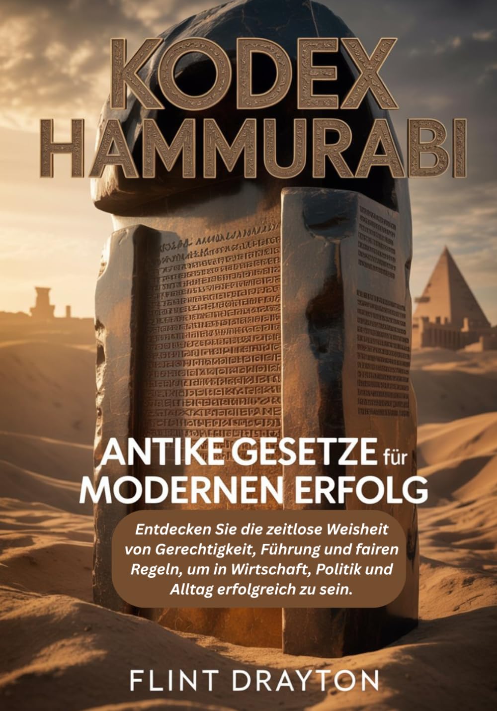 Kodex Hammurabi: Antike Gesetze für modernen Erfolg: Entdecken Sie die zeitlose Weisheit von Gerechtigkeit, Führung und fairen Regeln, um in Wirtschaft, Politik und Alltag erfolgreich zu sein.