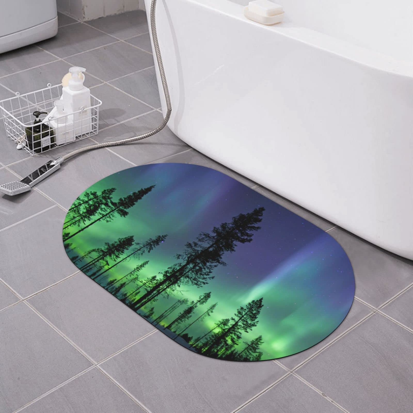 Tapis d'entrée aurores boréales pour sublimer votre cuisine